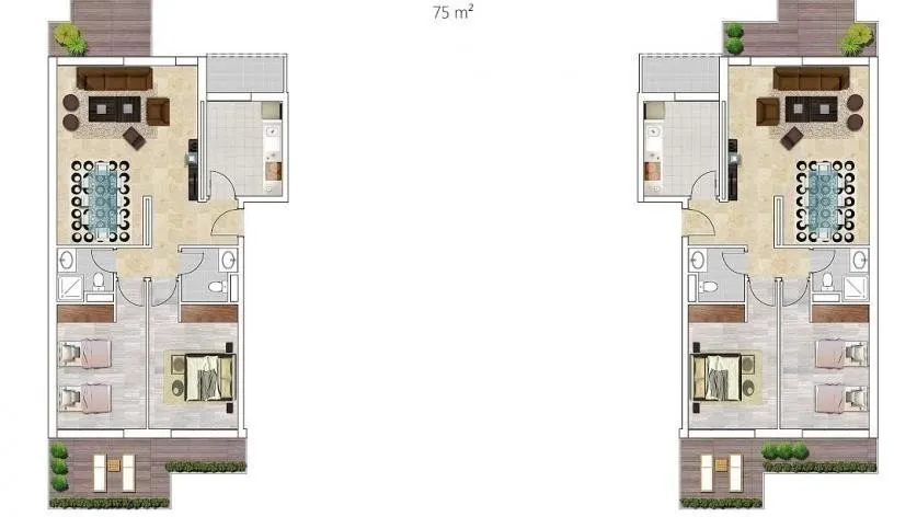 Magnifique appartement de 75 m² situé à 10 mi - المحمدية
