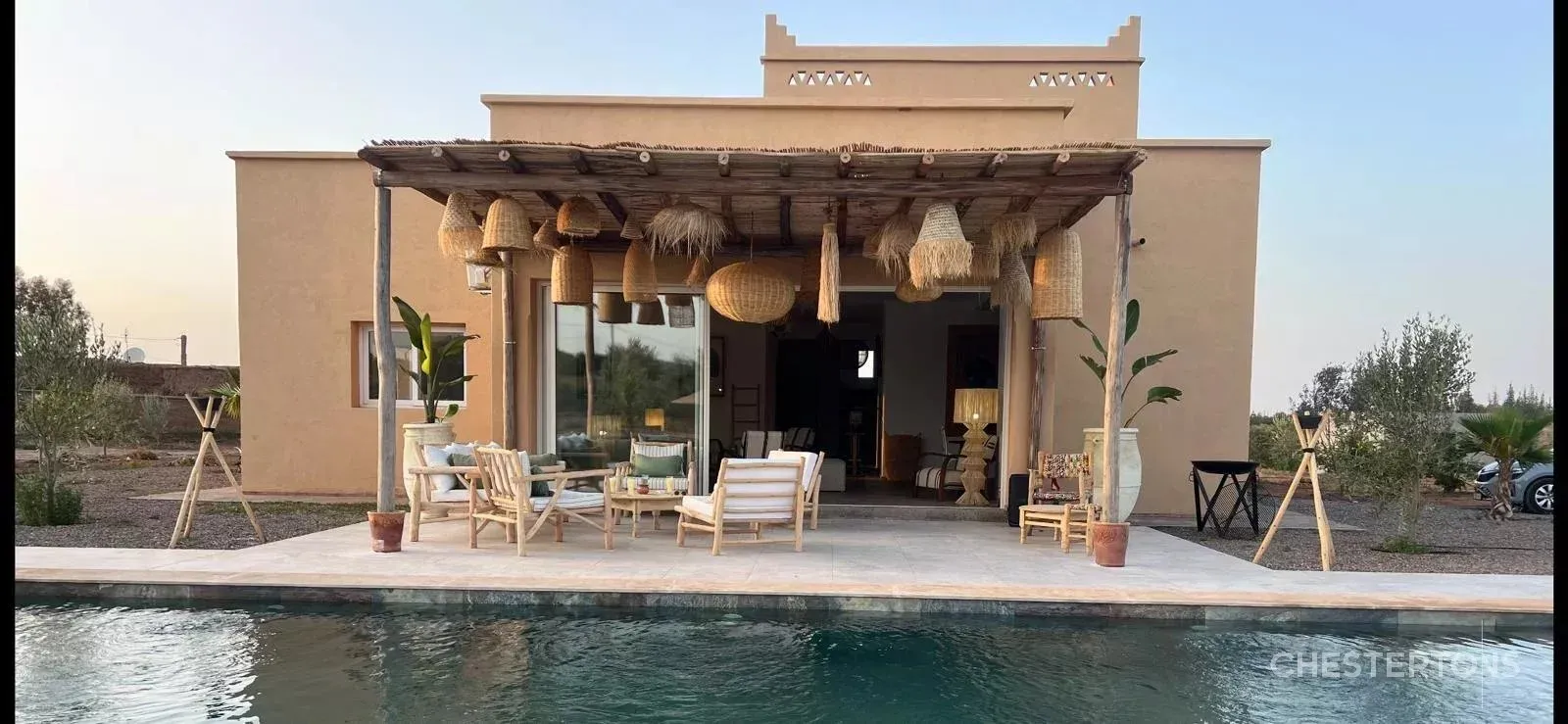 villa vue Atlas Route de l'Ourika Marrakech - مراكش