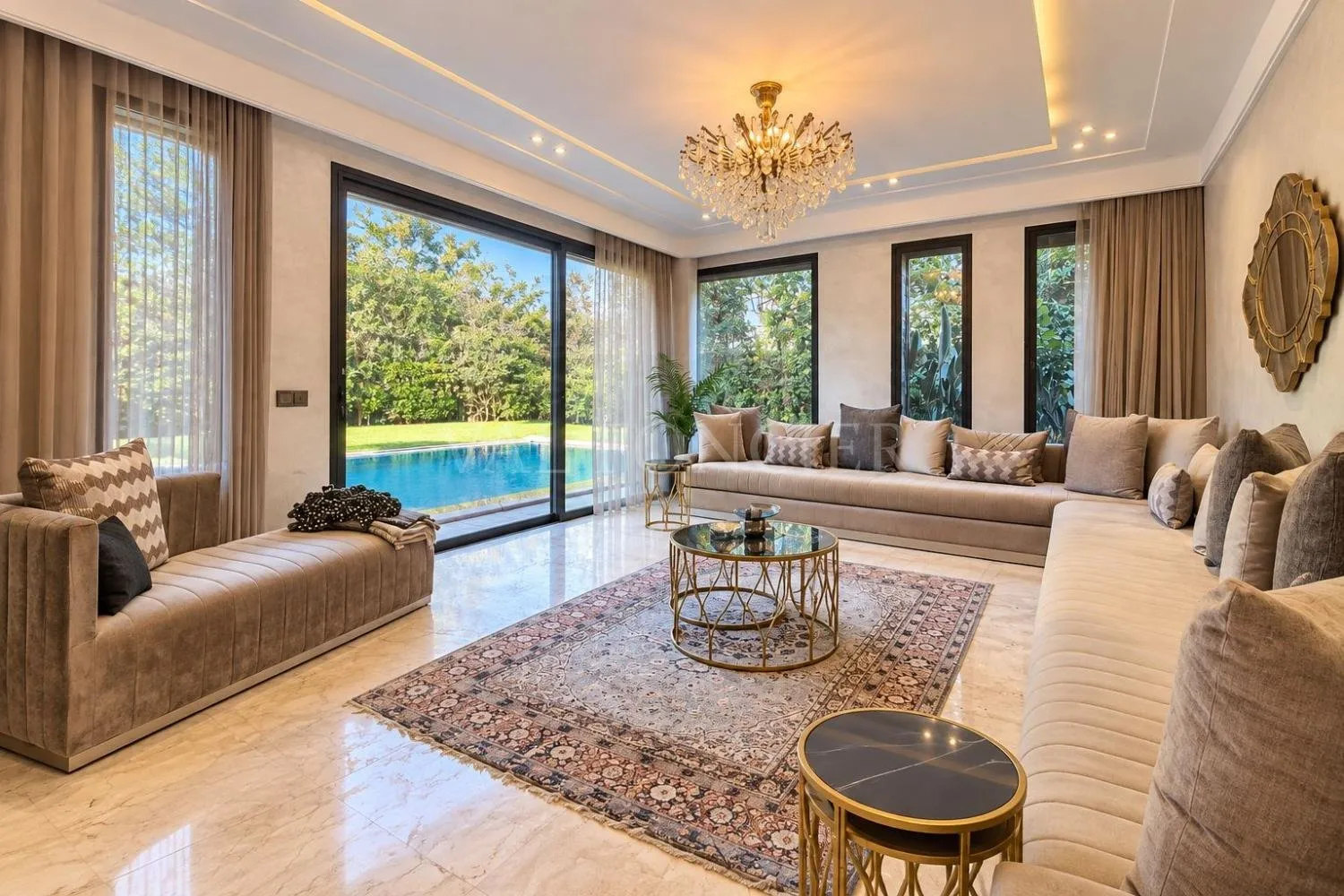 Vente villa moderne 4 suites avec piscine Bouskoura, Casablanca - الدار البيضاء (4)