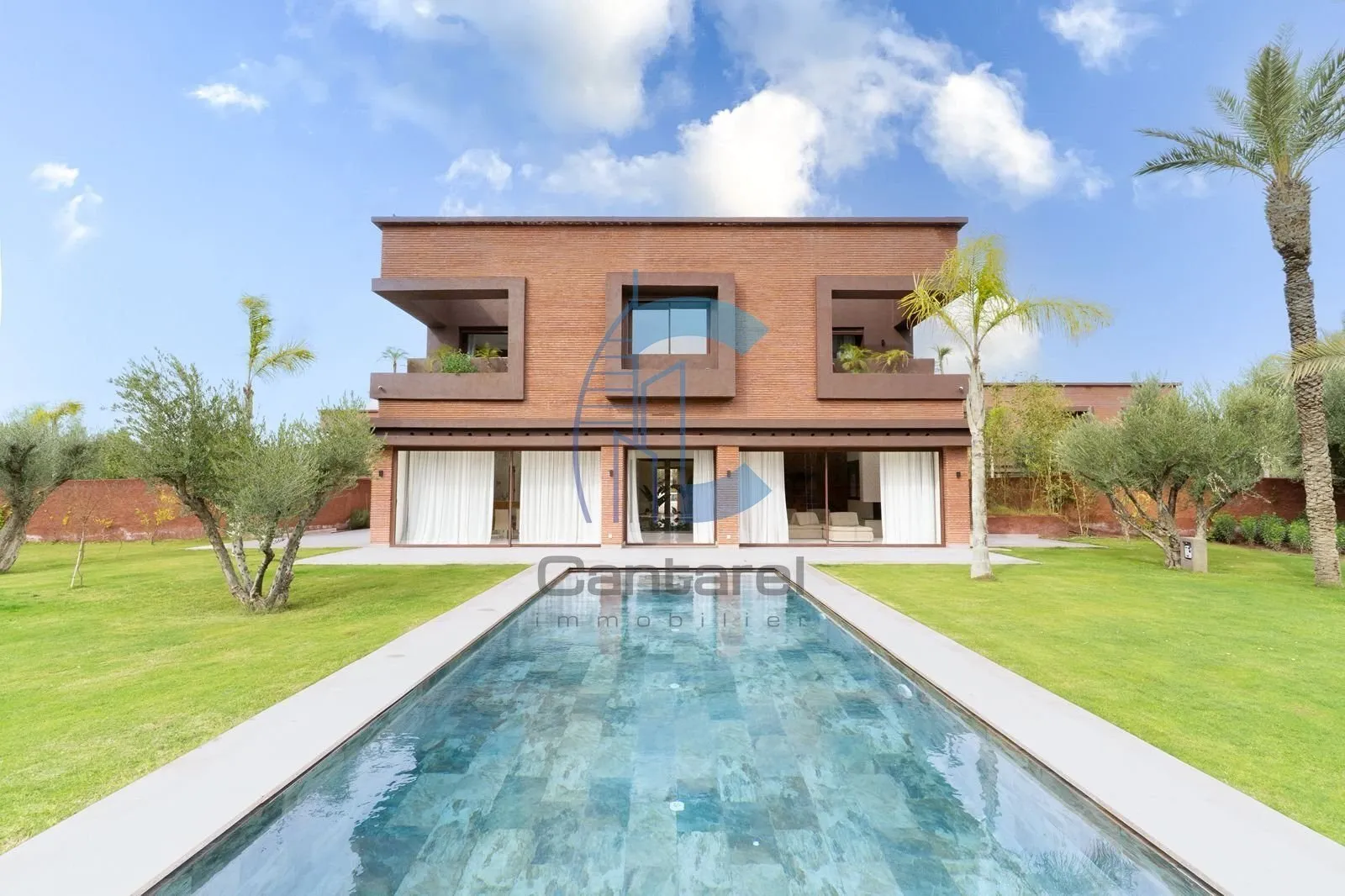 VILLA D'EXCEPTION 5 SUITES DE 1191 A 1789 M² DE TERRAIN AVEC PISCINE - ROUTE D'AMIZMIZ MARRAKECH - مراكش