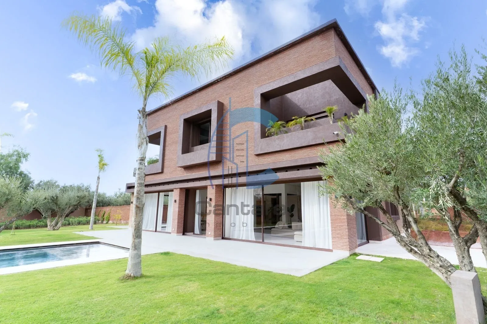VILLA D'EXCEPTION 5 SUITES DE 1191 A 1789 M² DE TERRAIN AVEC PISCINE - ROUTE D'AMIZMIZ MARRAKECH - مراكش (3)