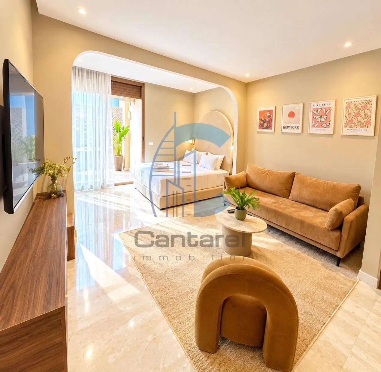 À VENDRE – STUDIO AVEC TERRASSE &amp; PARKING TITRÉ – BOURGOGNE - الدار البيضاء (2)