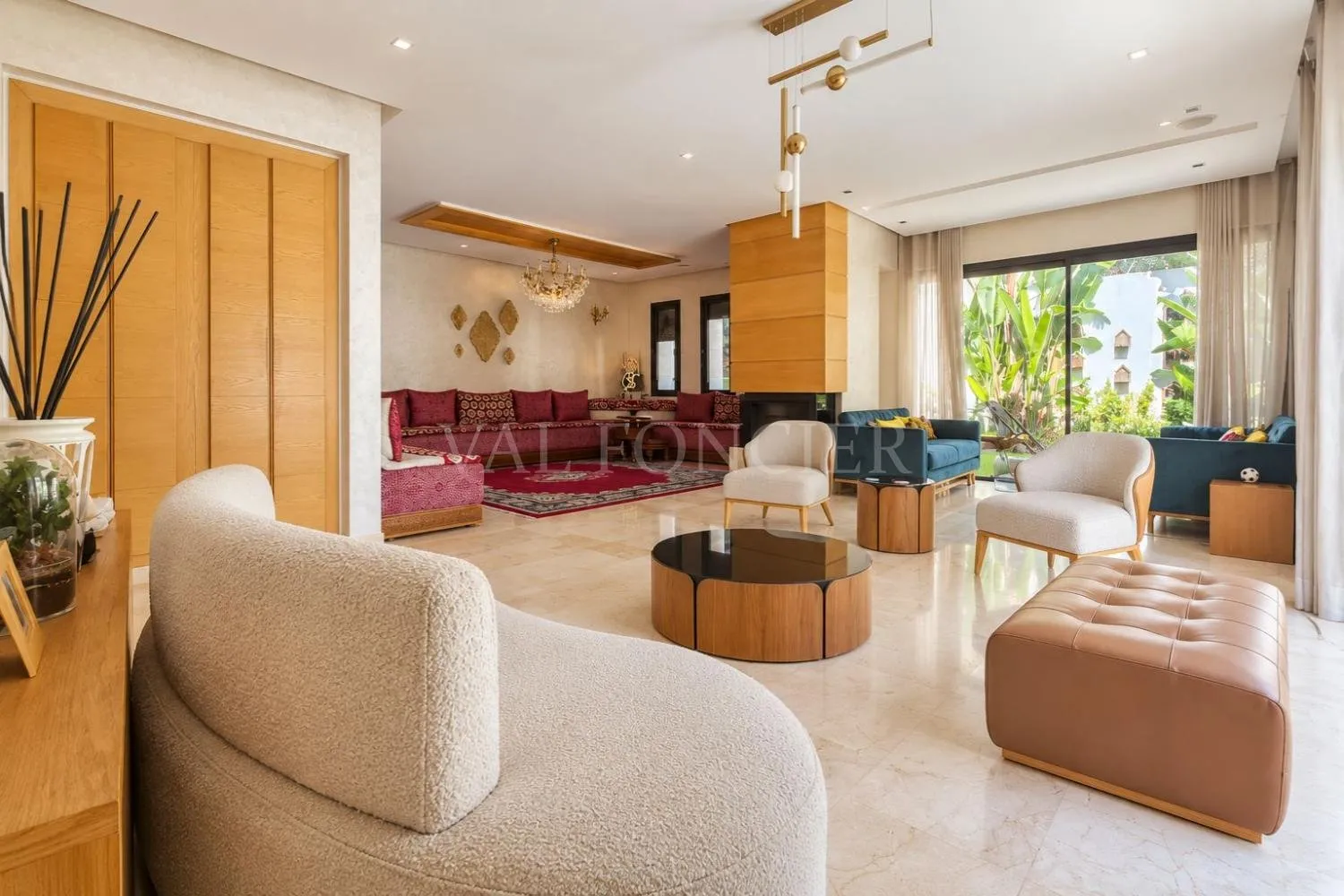Vente Villa jumelée 530m2 4chambres avec piscine Bouskoura Ville verte - الدار البيضاء (3)
