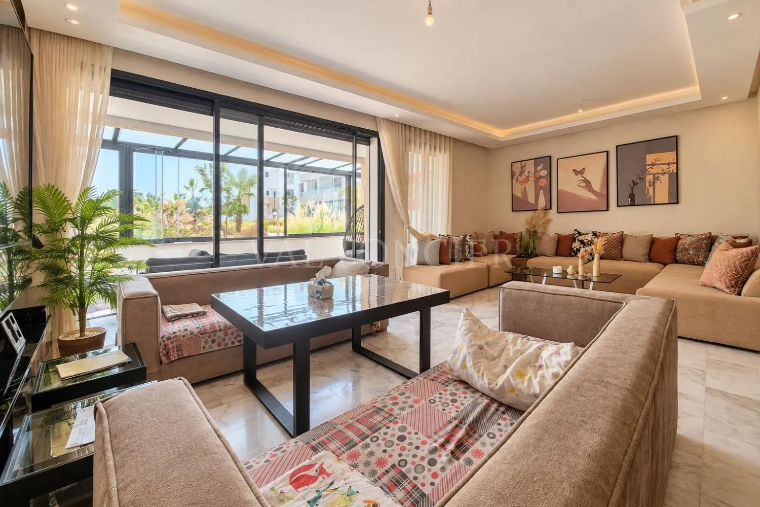 Vente duplex 235m2 3chambres avec terrasses Bouskoura Ville Verte - الدار البيضاء (2)
