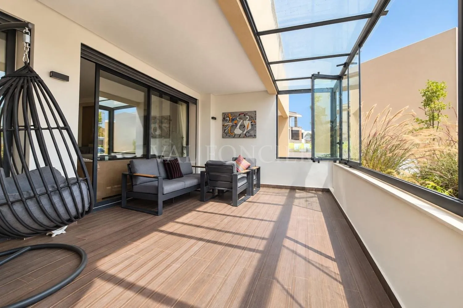 Vente duplex 235m2 3chambres avec terrasses Bouskoura Ville Verte - الدار البيضاء