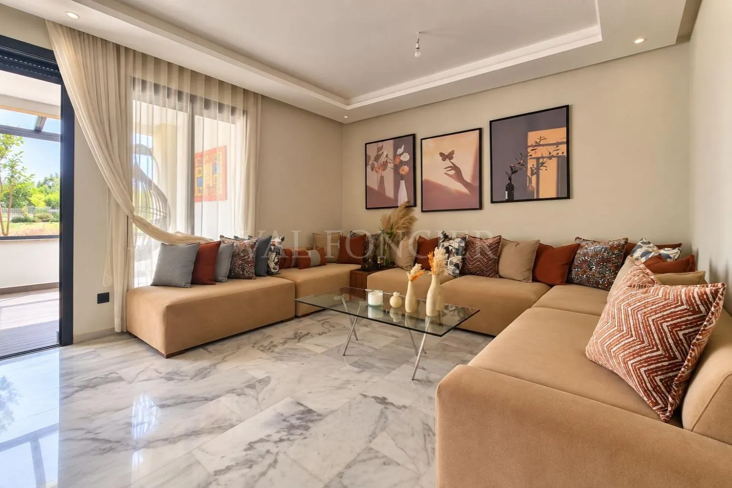 Vente duplex 235m2 3chambres avec terrasses Bouskoura Ville Verte - الدار البيضاء (3)