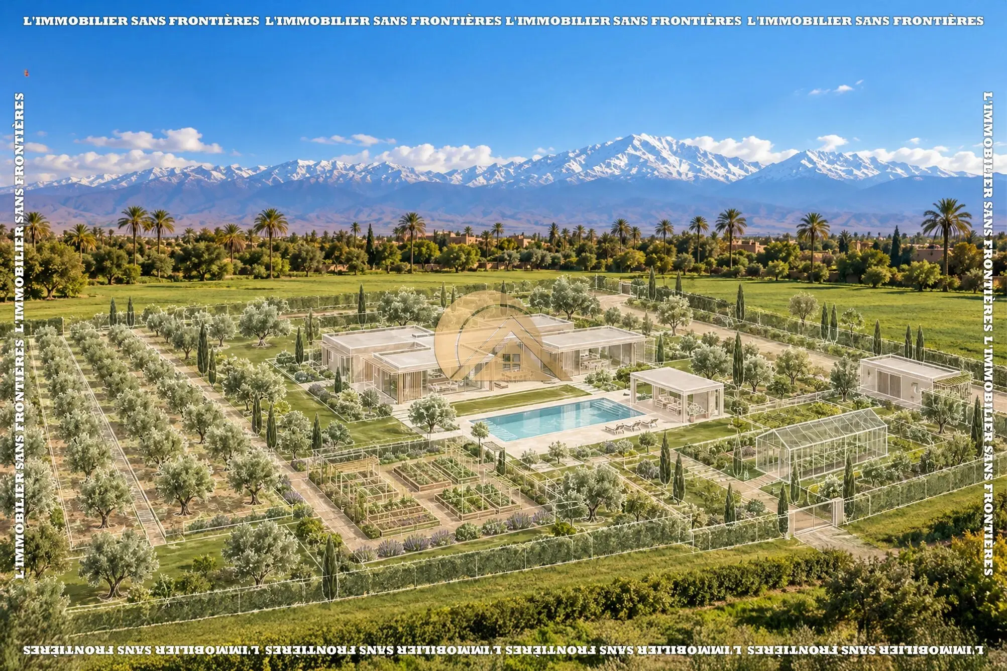 Terrain titré de 72 160 m² à vendre Route d’Agafay – Environ 7,216 hectares à 5 km de M’Hamid 10 - مراكش (2)