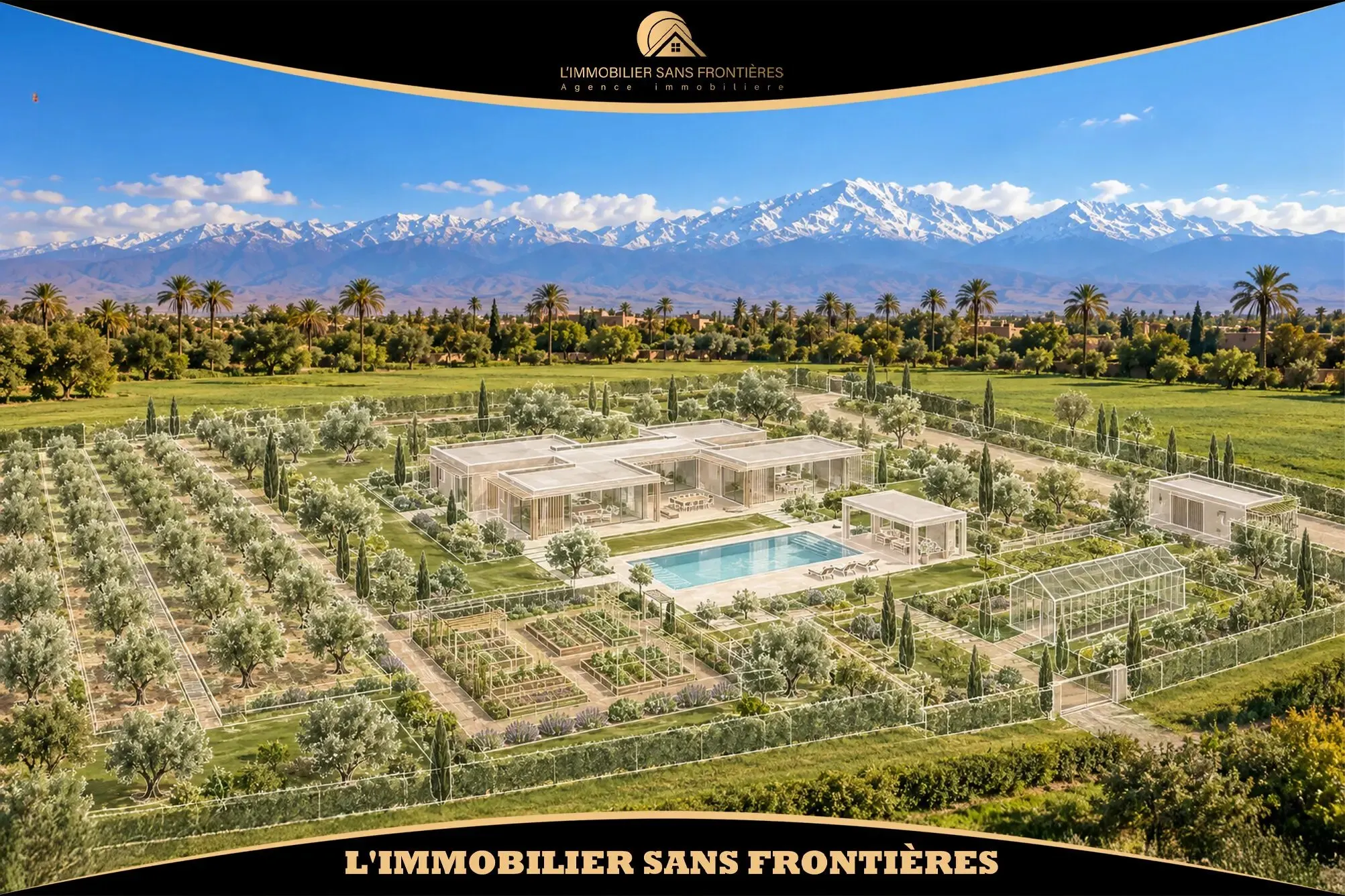 Terrain titré de 72 160 m² à vendre Route d’Agafay – Environ 7,216 hectares à 5 km de M’Hamid 10 - مراكش