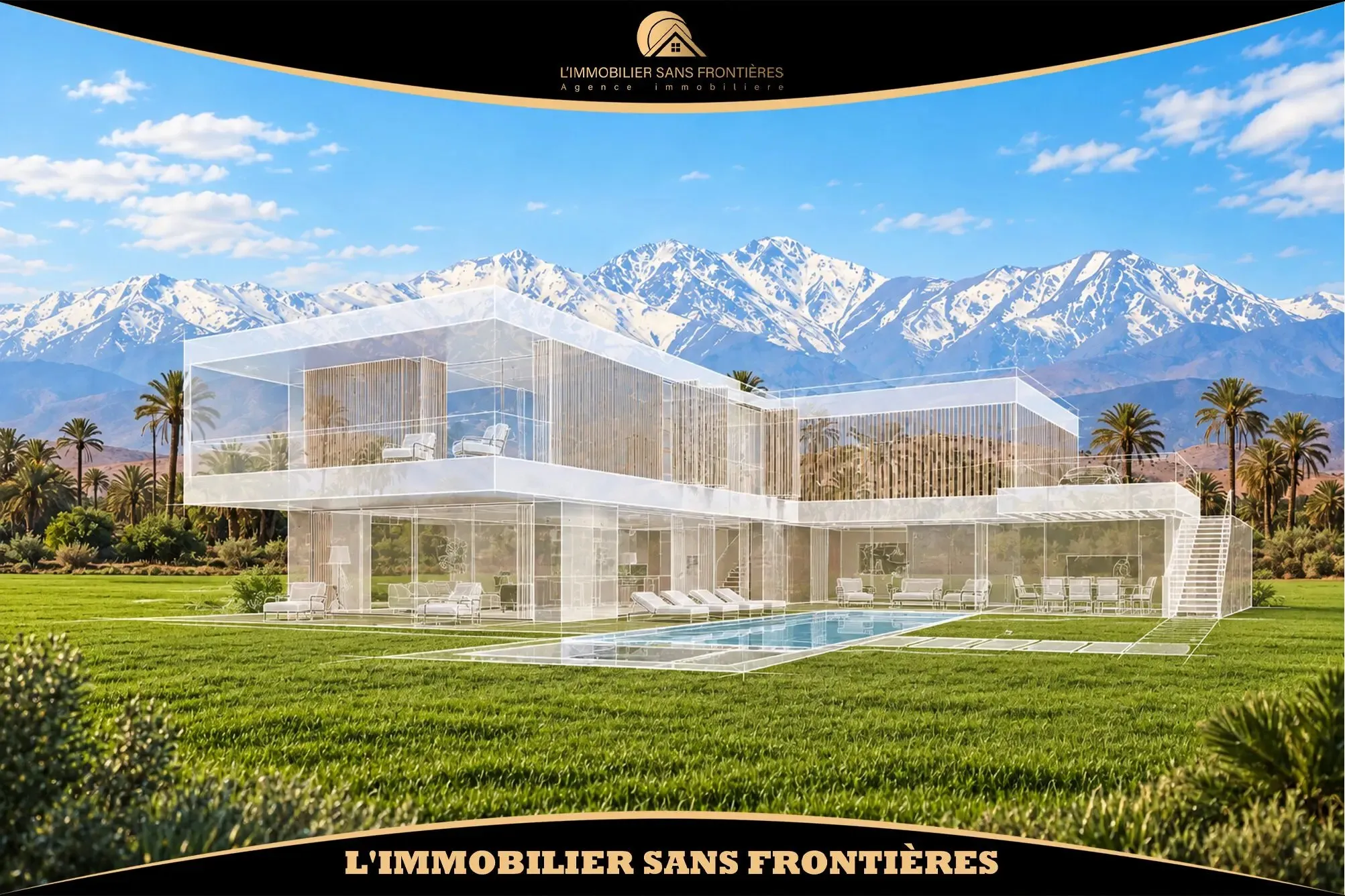 Terrain de 2 hectares à vendre Route d’Ouarzazate – 20 000 m² à 1 050 DHS/m² - مراكش