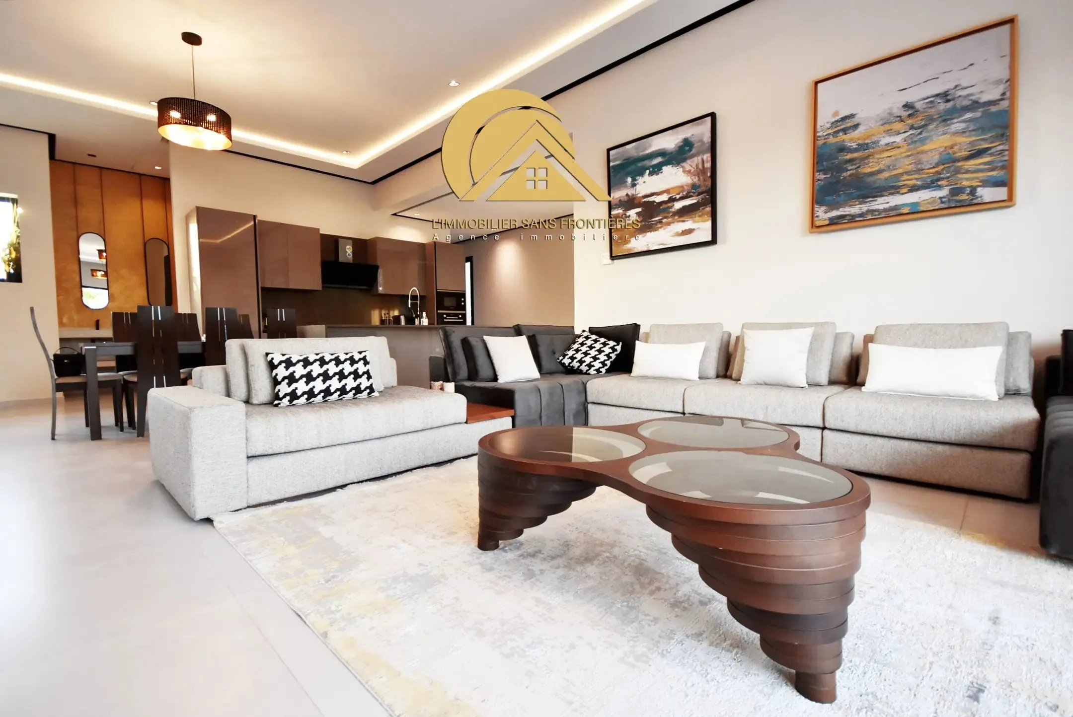 Villa meublée Melkia de plain-pied à vendre Route d’Ouarzazate – 3 chambres, piscine privée, jardin et hammam beldi - مراكش (4)