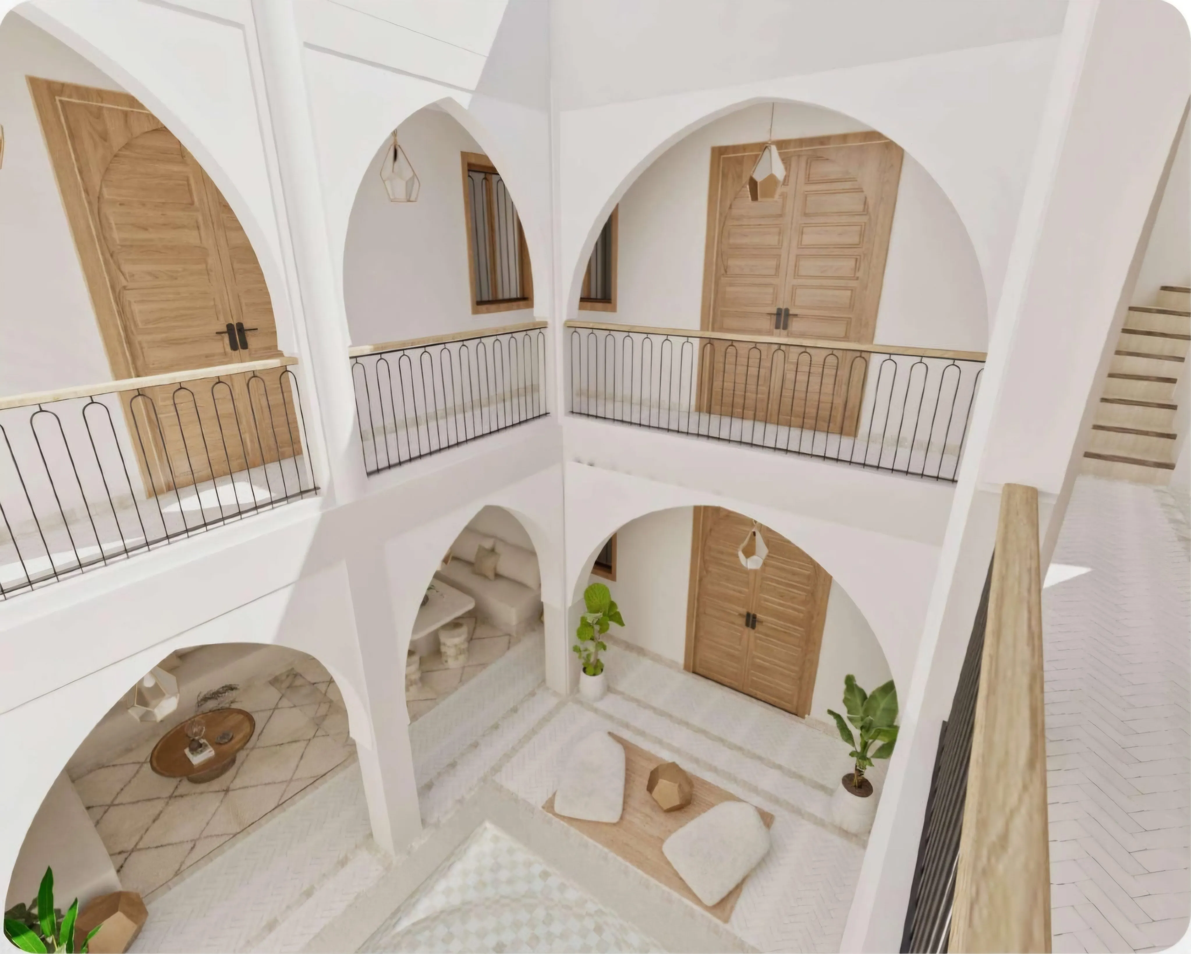 Riad de luxe titré – 112 m² au sol – 4 chambres – Médina de Marrakech - مراكش (3)