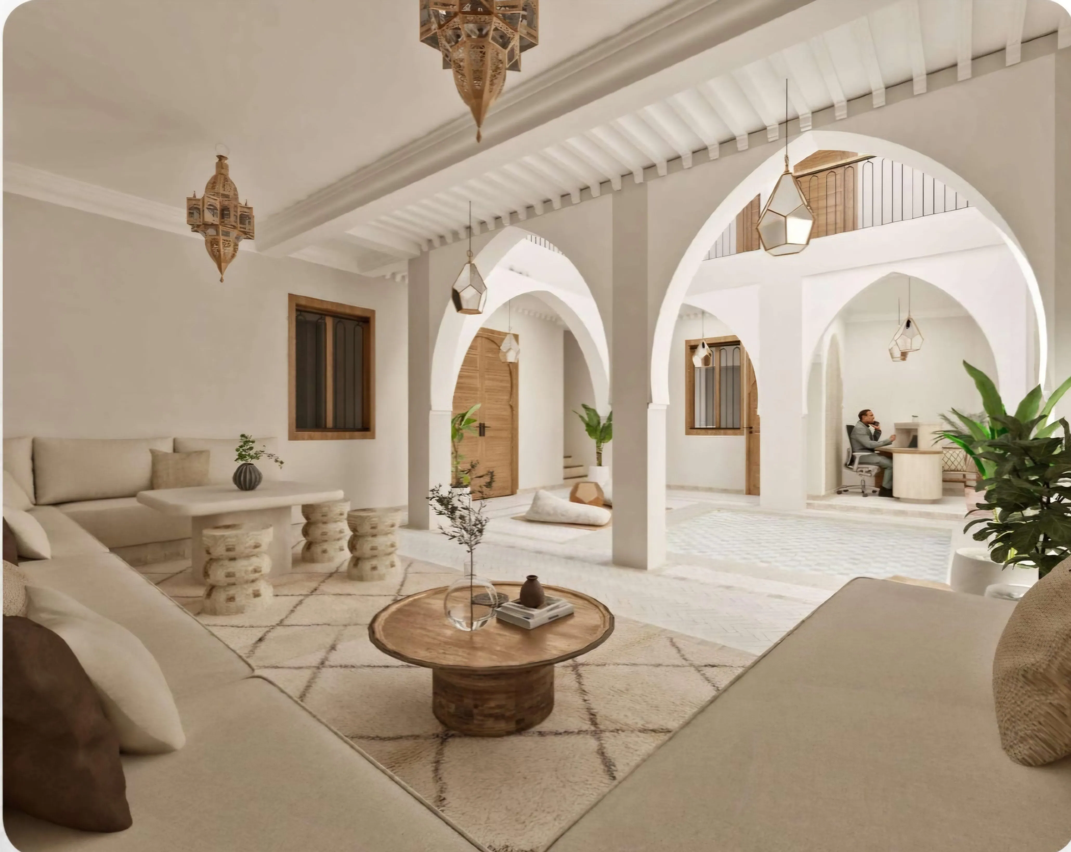 Riad de luxe titré – 112 m² au sol – 4 chambres – Médina de Marrakech - مراكش (4)