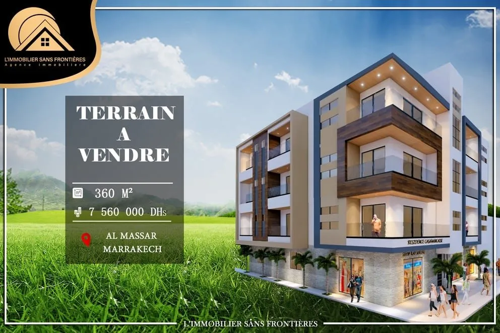 Terrain à vendre – R3 – Hay Almassar, Marrakech - مراكش (2)