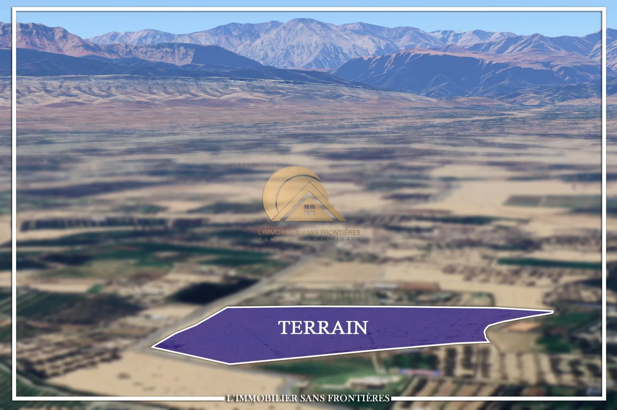 Terrain à vendre à Sidi Abdellah Ghiat km 5, Marrakech — RA — 1 hectare - مراكش (2)