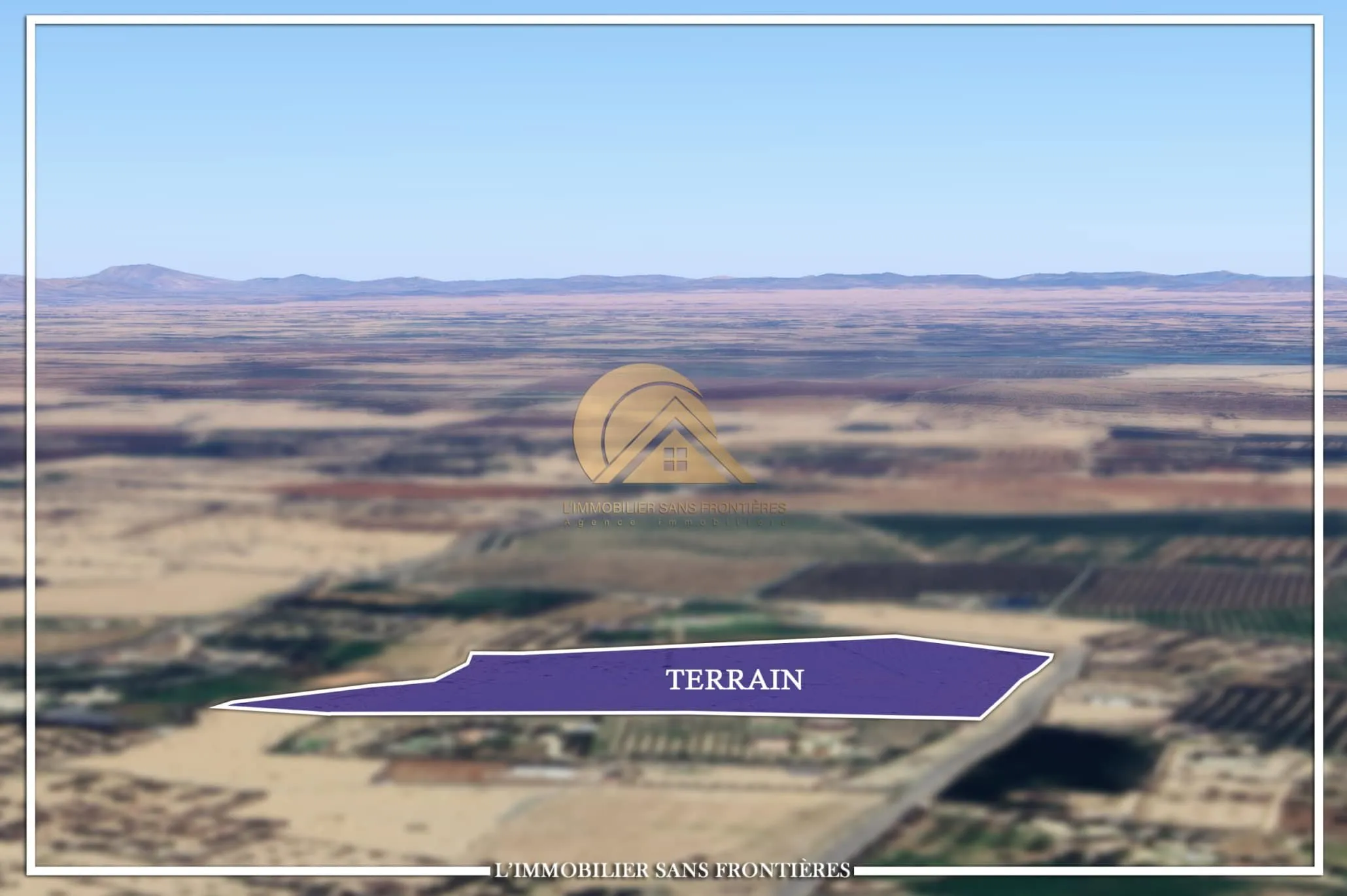 Terrain à vendre à Sidi Abdellah Ghiat km 5, Marrakech — RA — 1 hectare - مراكش (3)