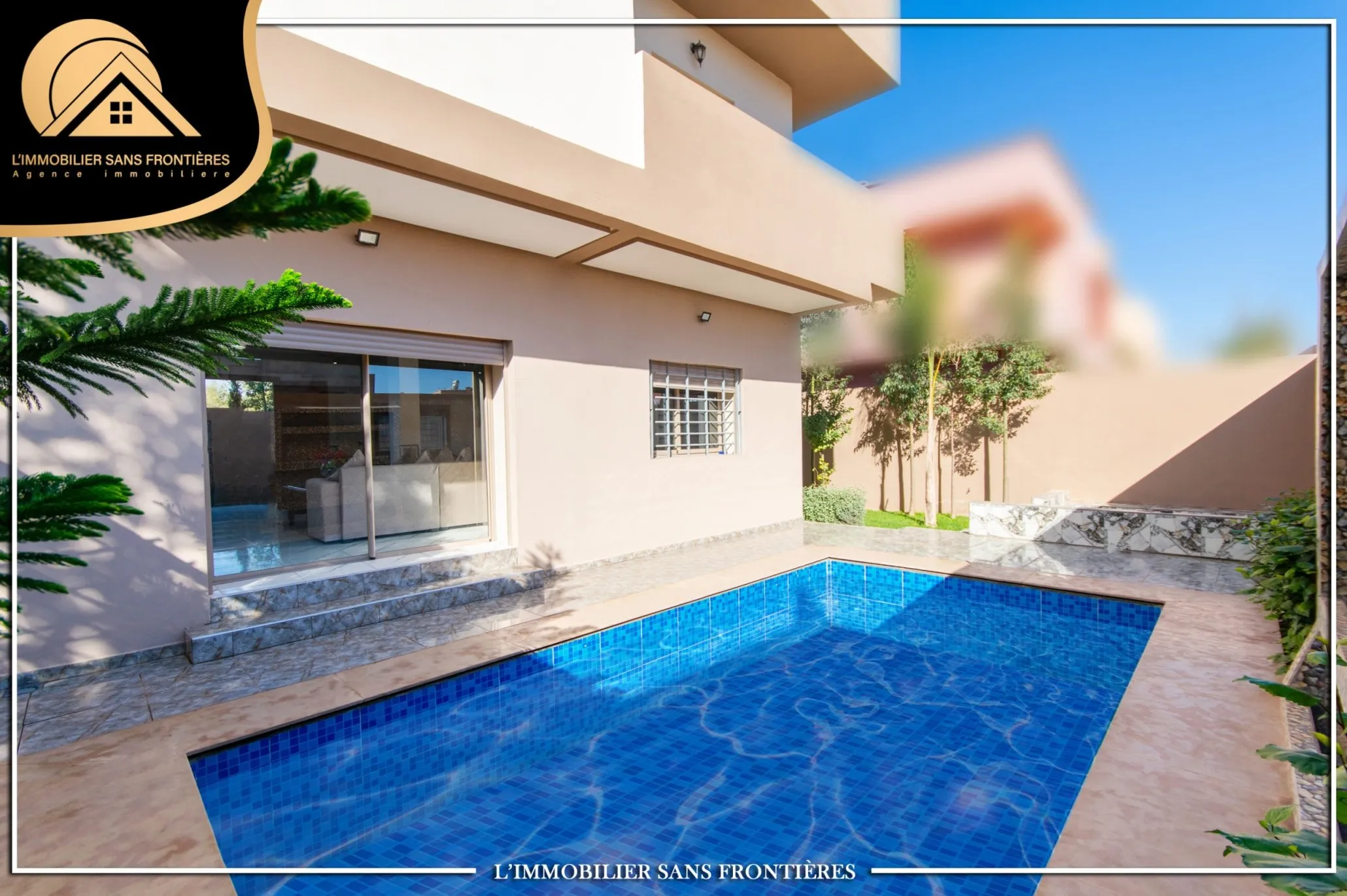 Villa à vendre — Piscine 5x3m – Targa, Marrakech - مراكش