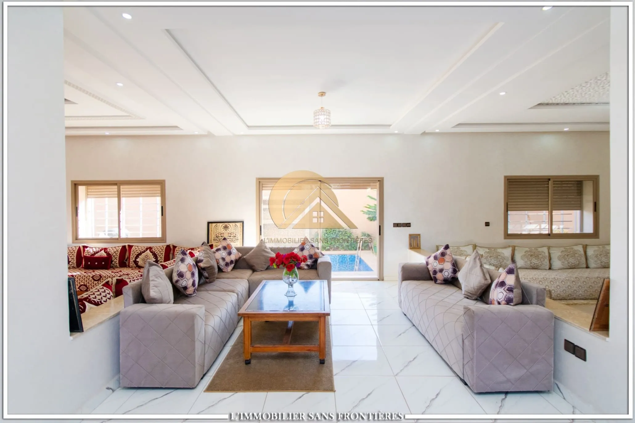 Villa à vendre — Piscine 5x3m – Targa, Marrakech - مراكش (3)