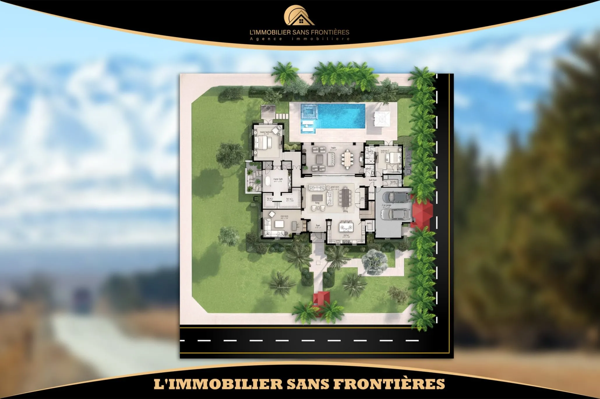 Terrain à vendre — RA (agricole) – Route d’Essaouira, Marrakech - مراكش