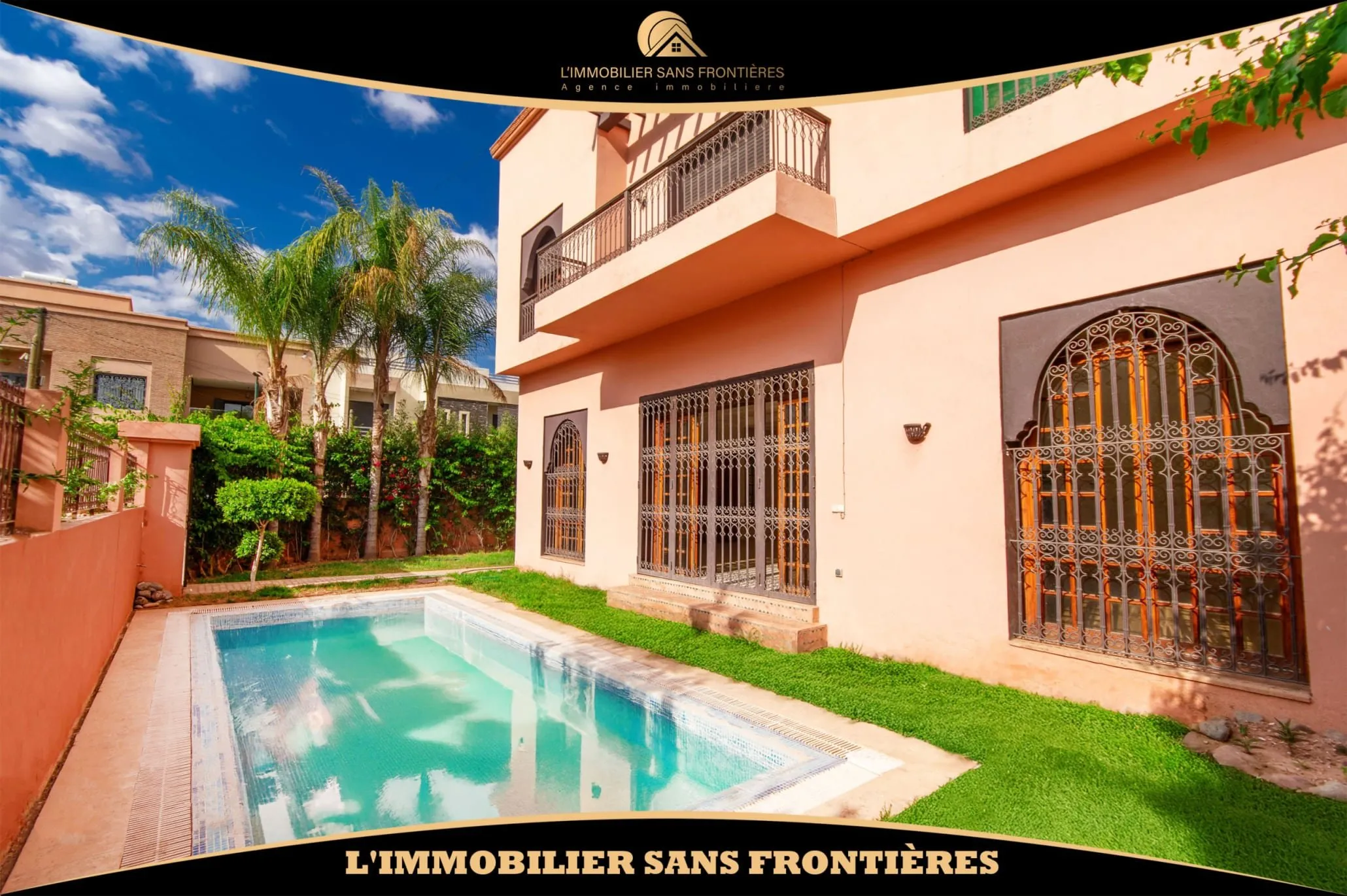 Villa à vendre – Piscine – Targa, Marrakech - مراكش