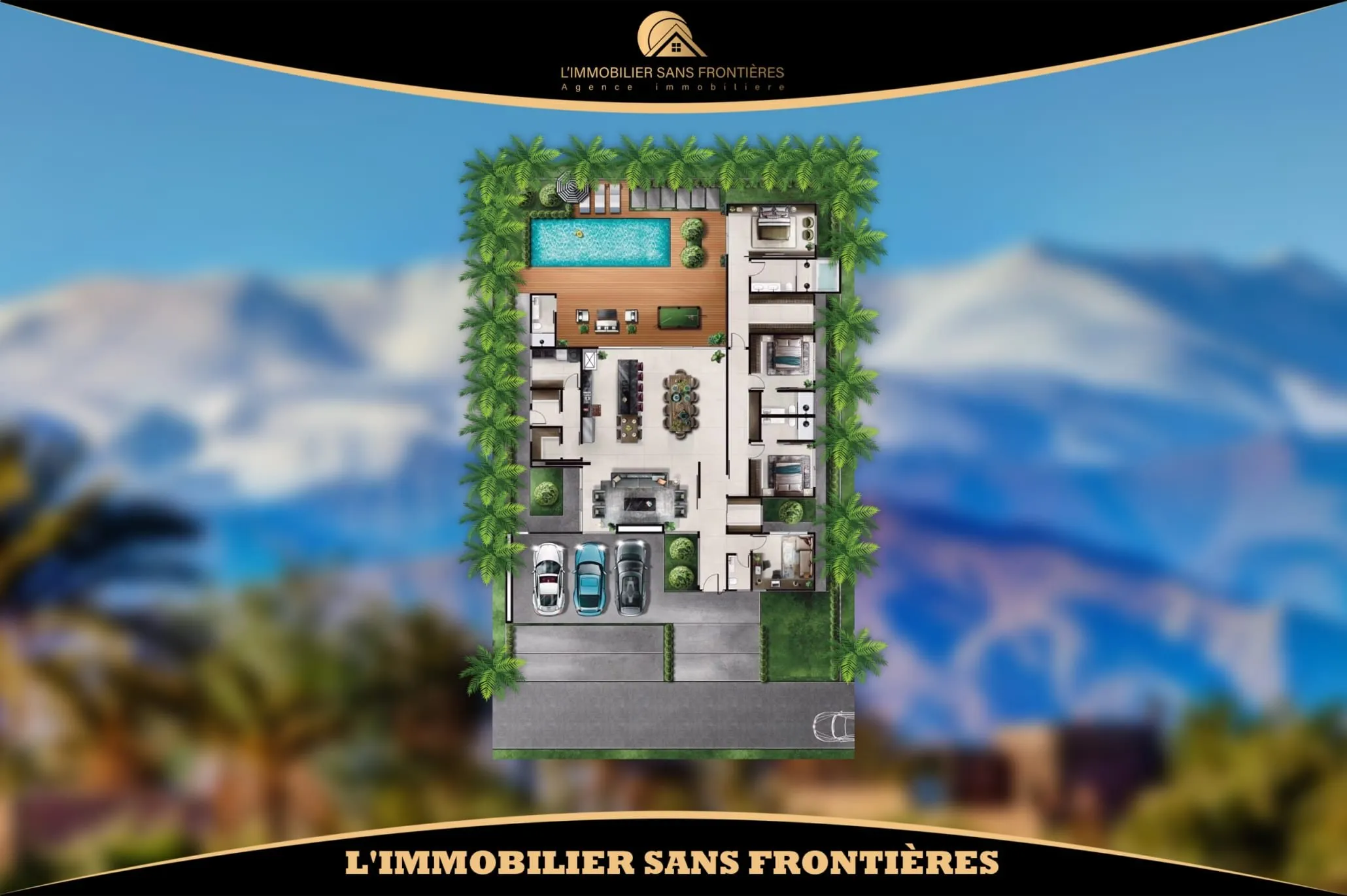 Terrain à vendre à Targa, Marrakech — Zone Villa — 666 m² - مراكش