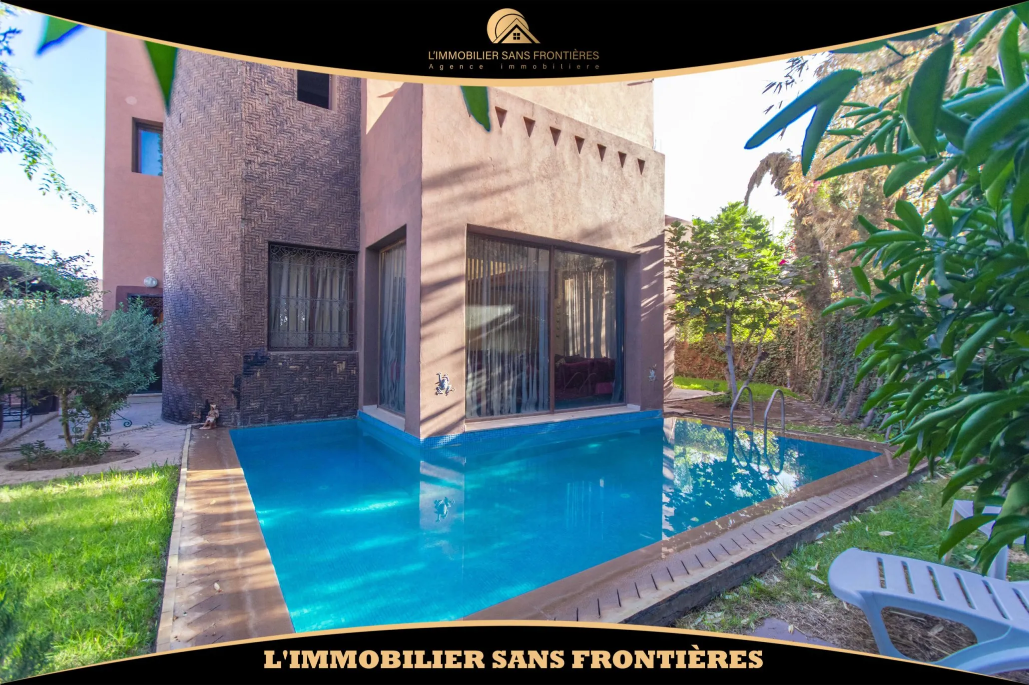 Villa meublée à vendre – Piscine – Targa, Marrakech - مراكش
