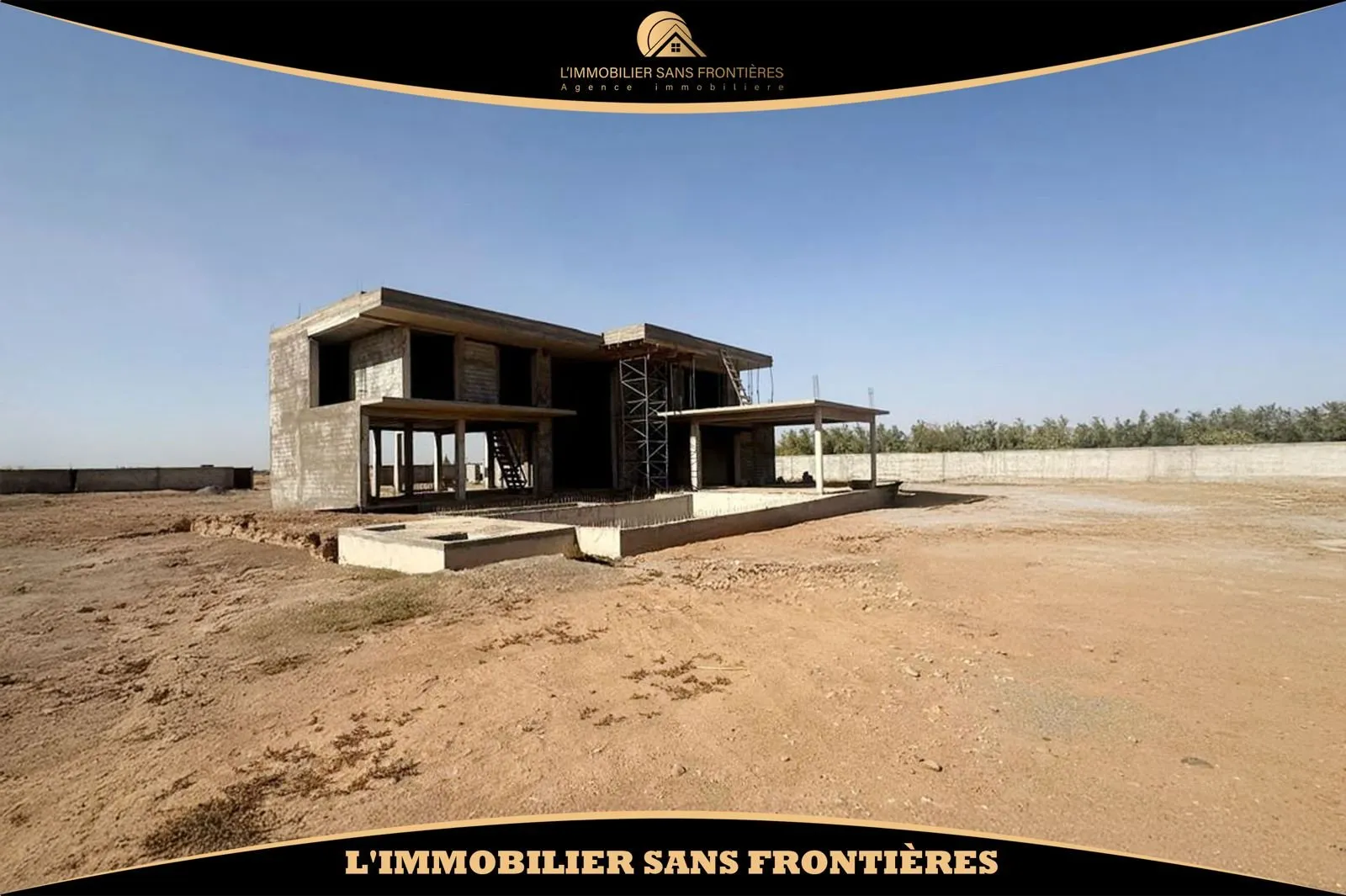Villa Semi Finie à vendre – Piscine privée – Sidi Abdellah Ghiat Km 20, Marrakech - مراكش