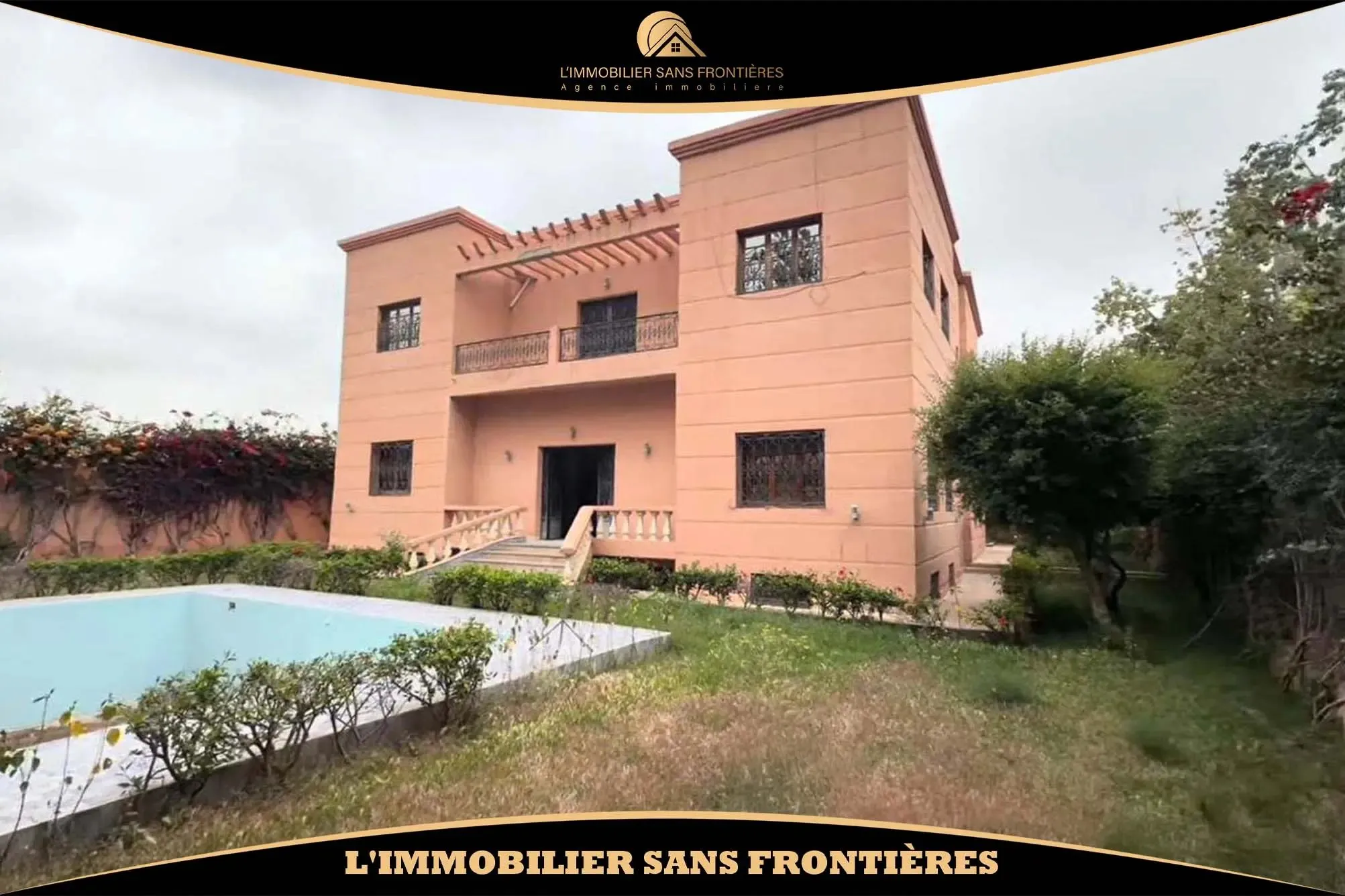 Villa à vendre à Targa, 1 098 m², Marrakech - مراكش