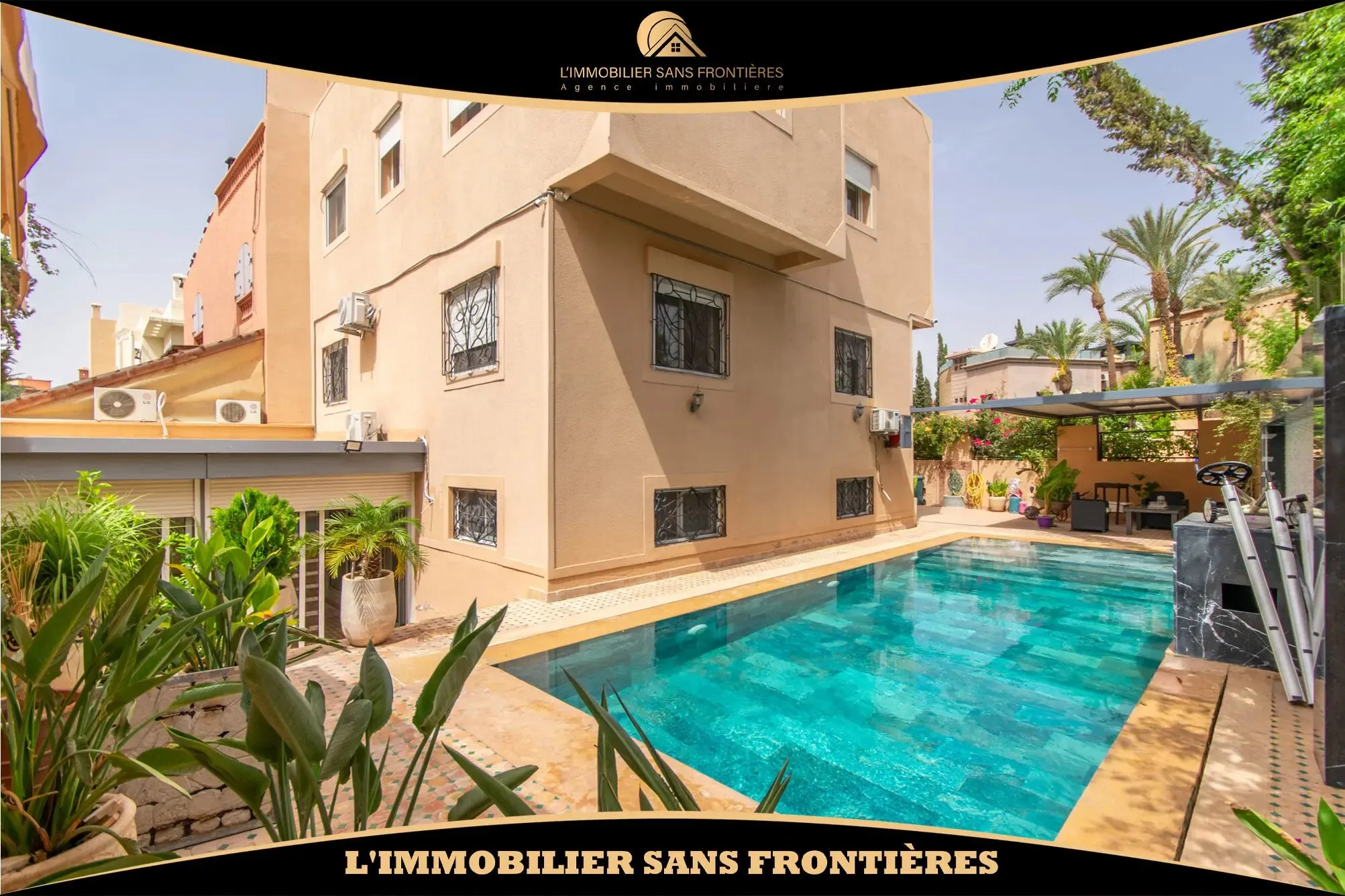 Villa vide à vendre à Targa, Marrakech – Piscine privée – Terrain 400 m² - مراكش
