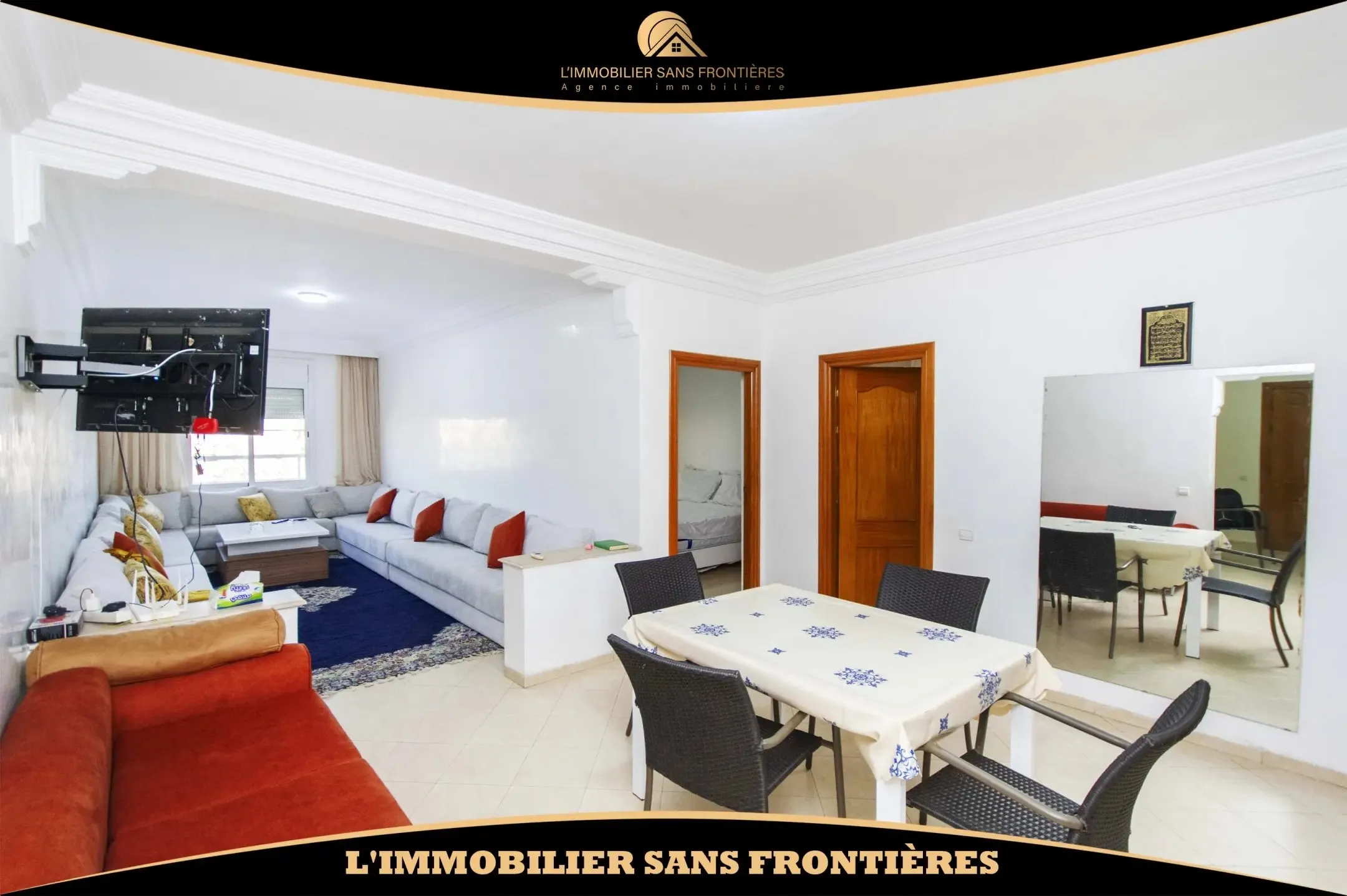 Appartement meublé à louer Route de Casablanca, Marrakech – 91 m² - مراكش
