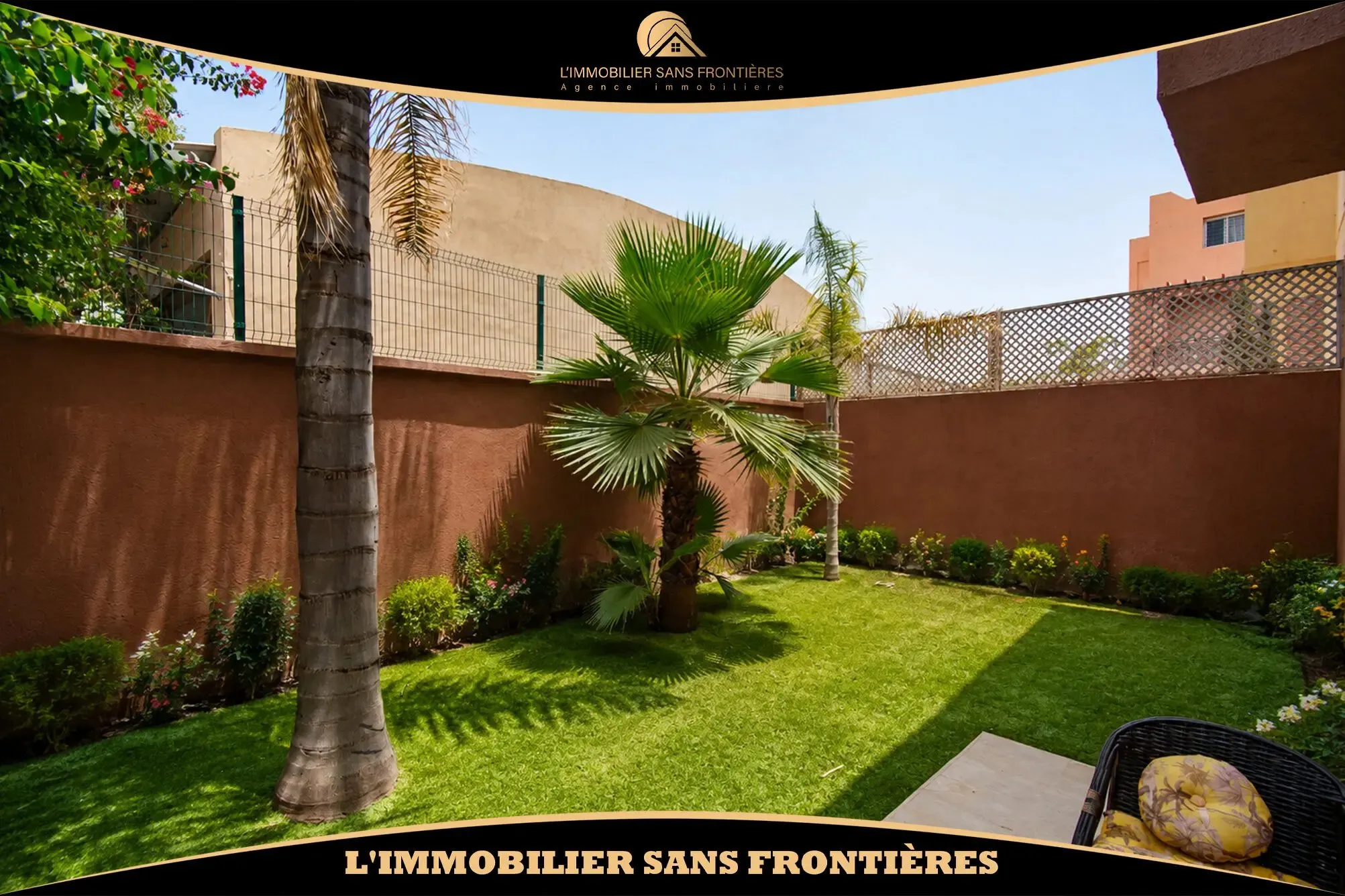 Villa vide à vendre à Targa, Marrakech – Jardin privé – 195 m² - مراكش