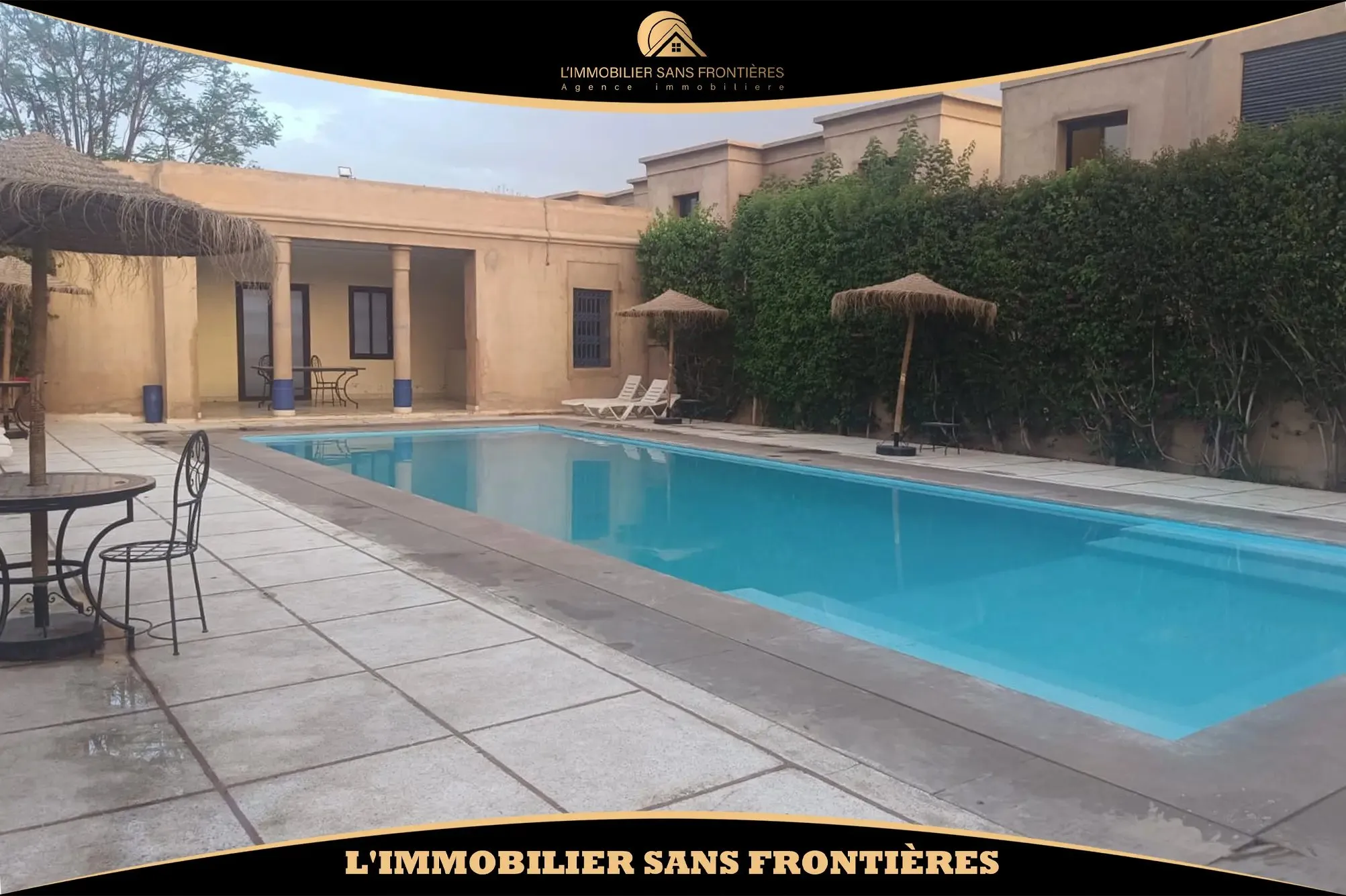 Villa de 188 m² à vendre à Targa – 3 chambres avec jardin et piscine - مراكش