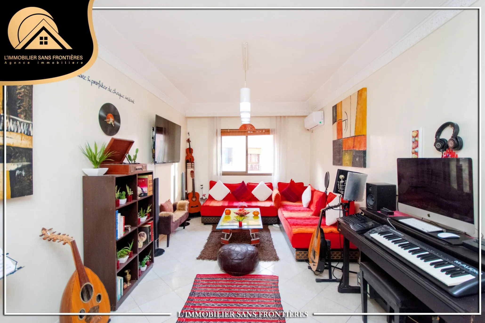 Appartement meublé à Route de Casablanca, Ascenseur + Piscine collective, Marrakech : à vendre - مراكش