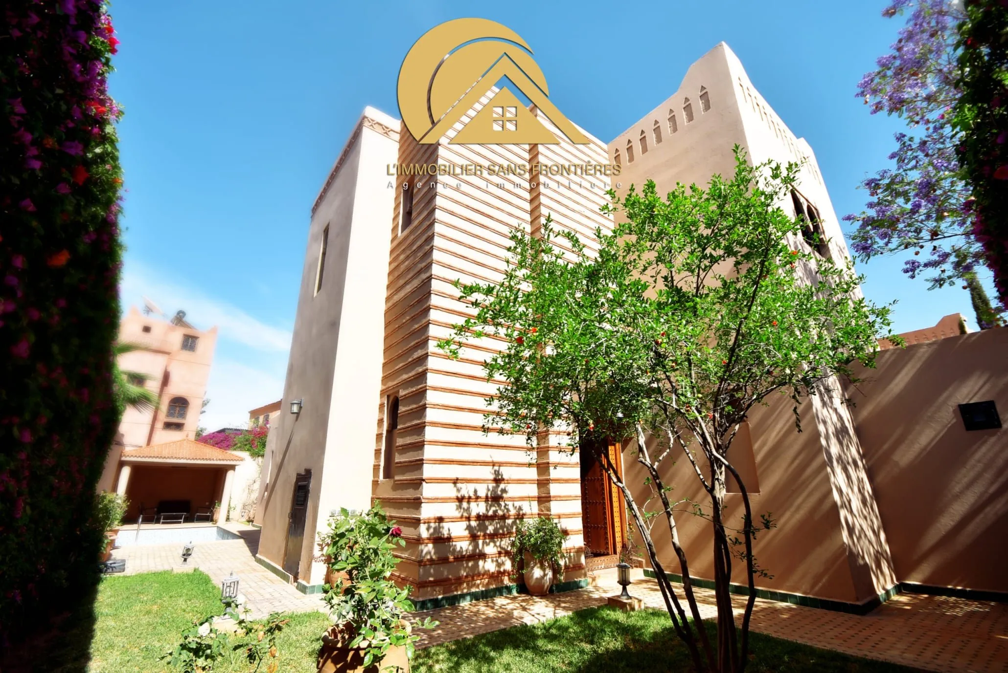 Villa vide à Targa, piscine privée + puit, Marrakech : à vendre - مراكش (3)