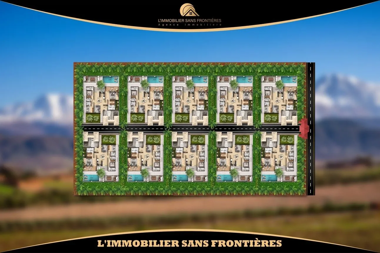 Terrain à vendre à Route Ourika km 8, Marrakech — SD1 — 1 Hectare 550m² - مراكش