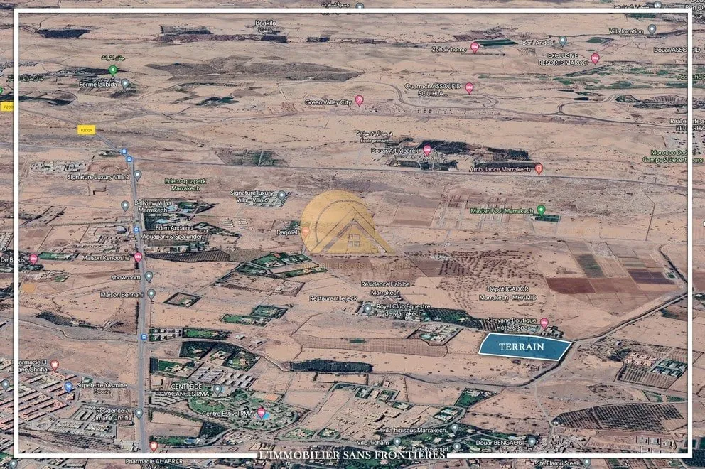 Terrain à vendre — SD1 – Route Amizmiz km 10, Marrakech - مراكش (3)