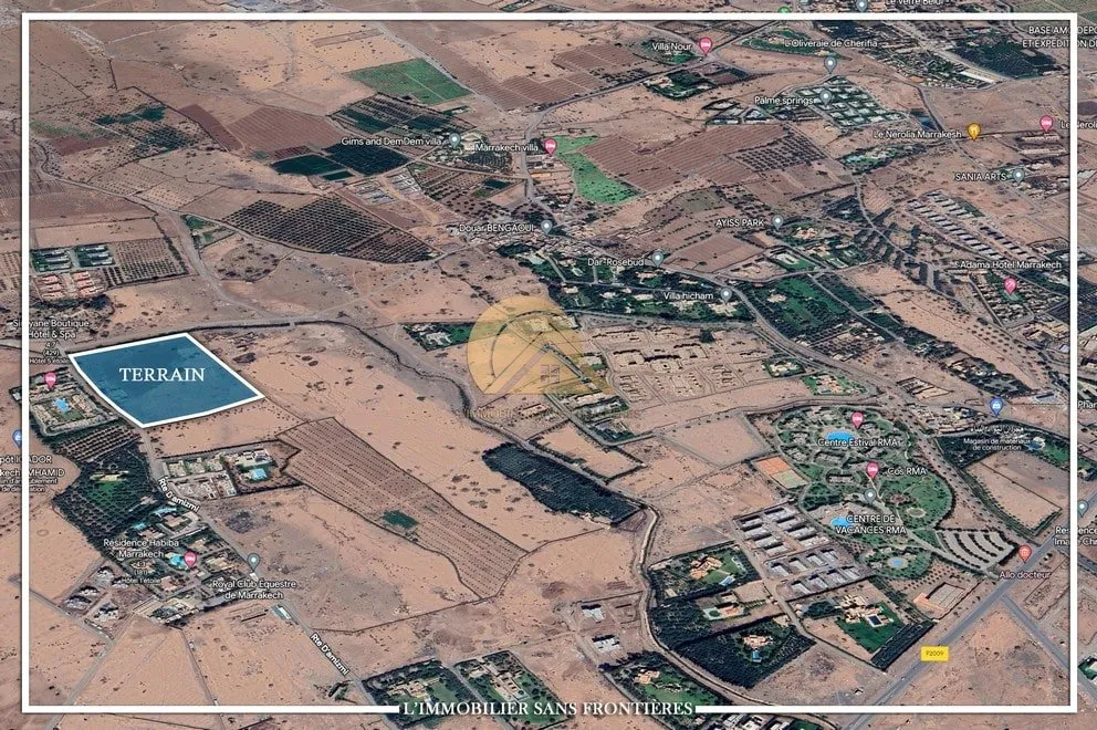 Terrain à vendre — SD1 – Route Amizmiz km 10, Marrakech - مراكش (2)