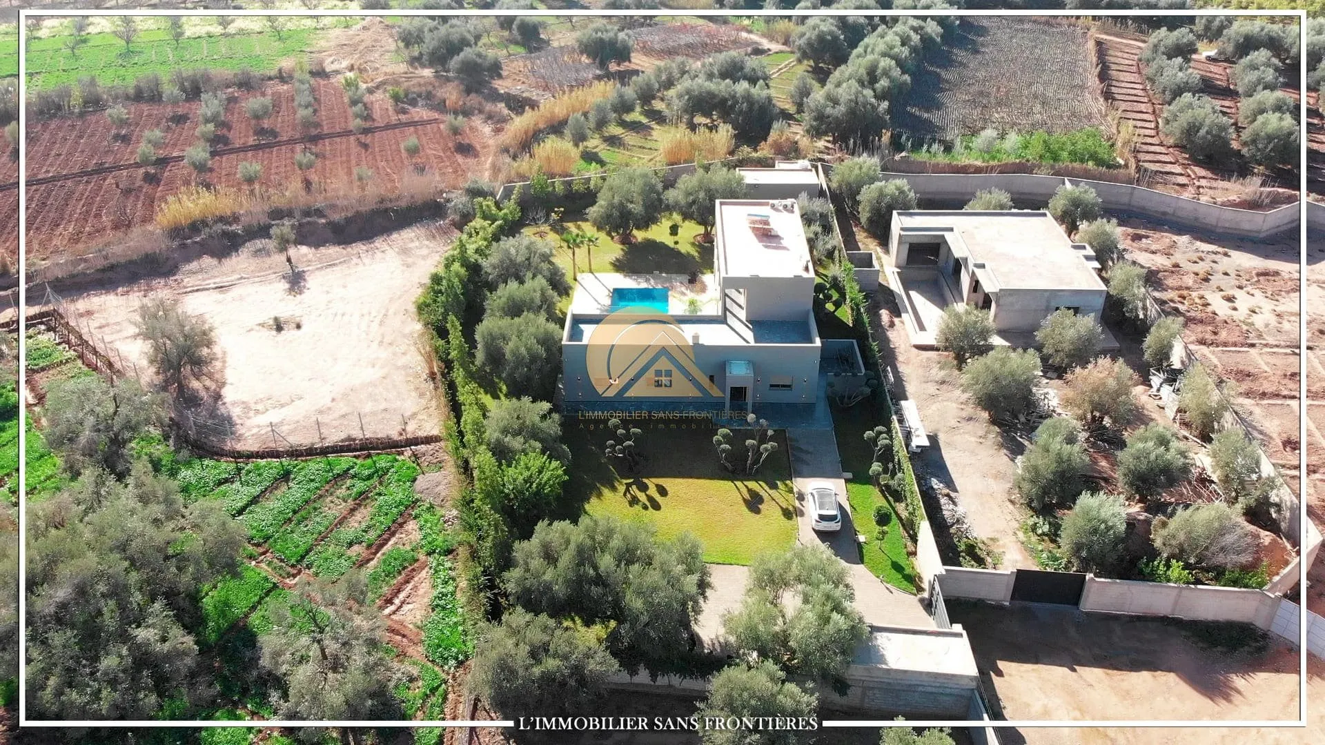 Villa vide à vendre – Piscine – Route de Fès km14, Marrakech - مراكش (2)
