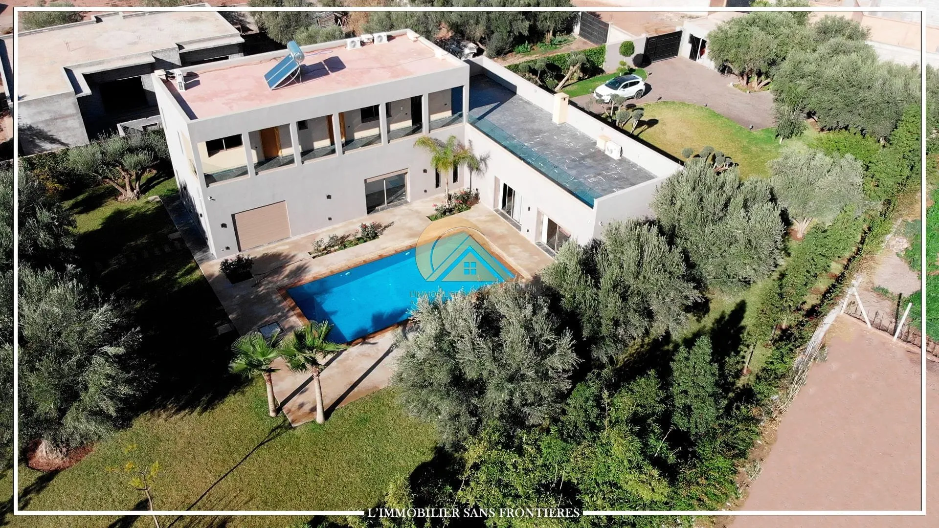 Villa vide à vendre – Piscine – Route de Fès km14, Marrakech - مراكش (3)