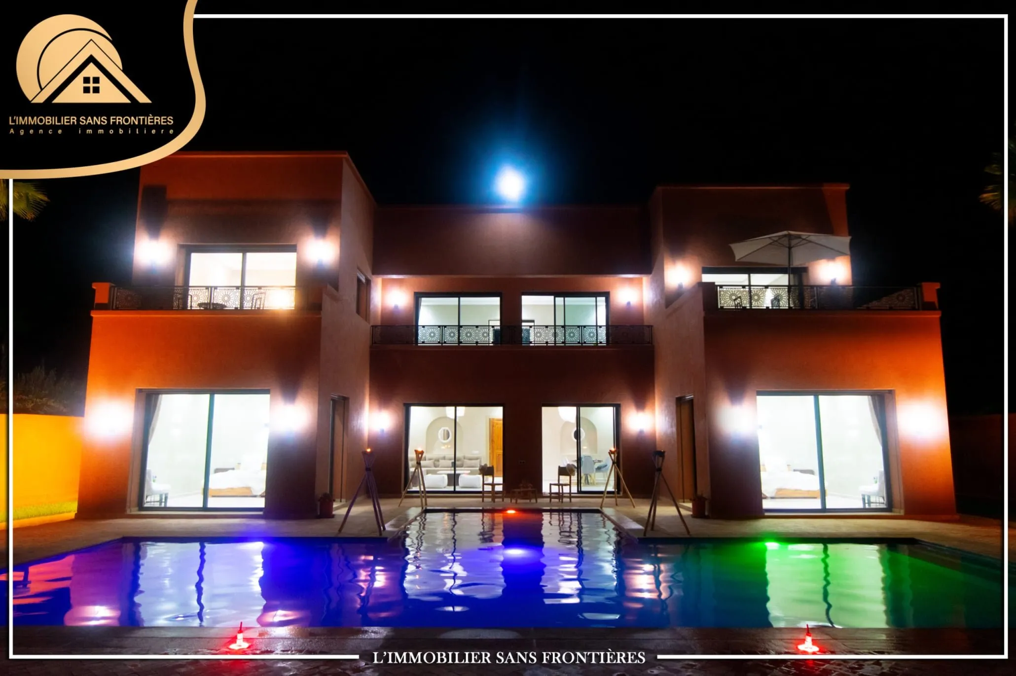 Villa meublée à vendre – Piscine – Route de l’Ourika km 17, Marrakech - مراكش