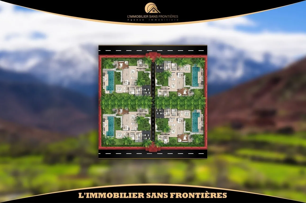 Terrain à Route Ouarzazate KM 10, SA2 + 1 hectare, Marrakech : à vendre - مراكش