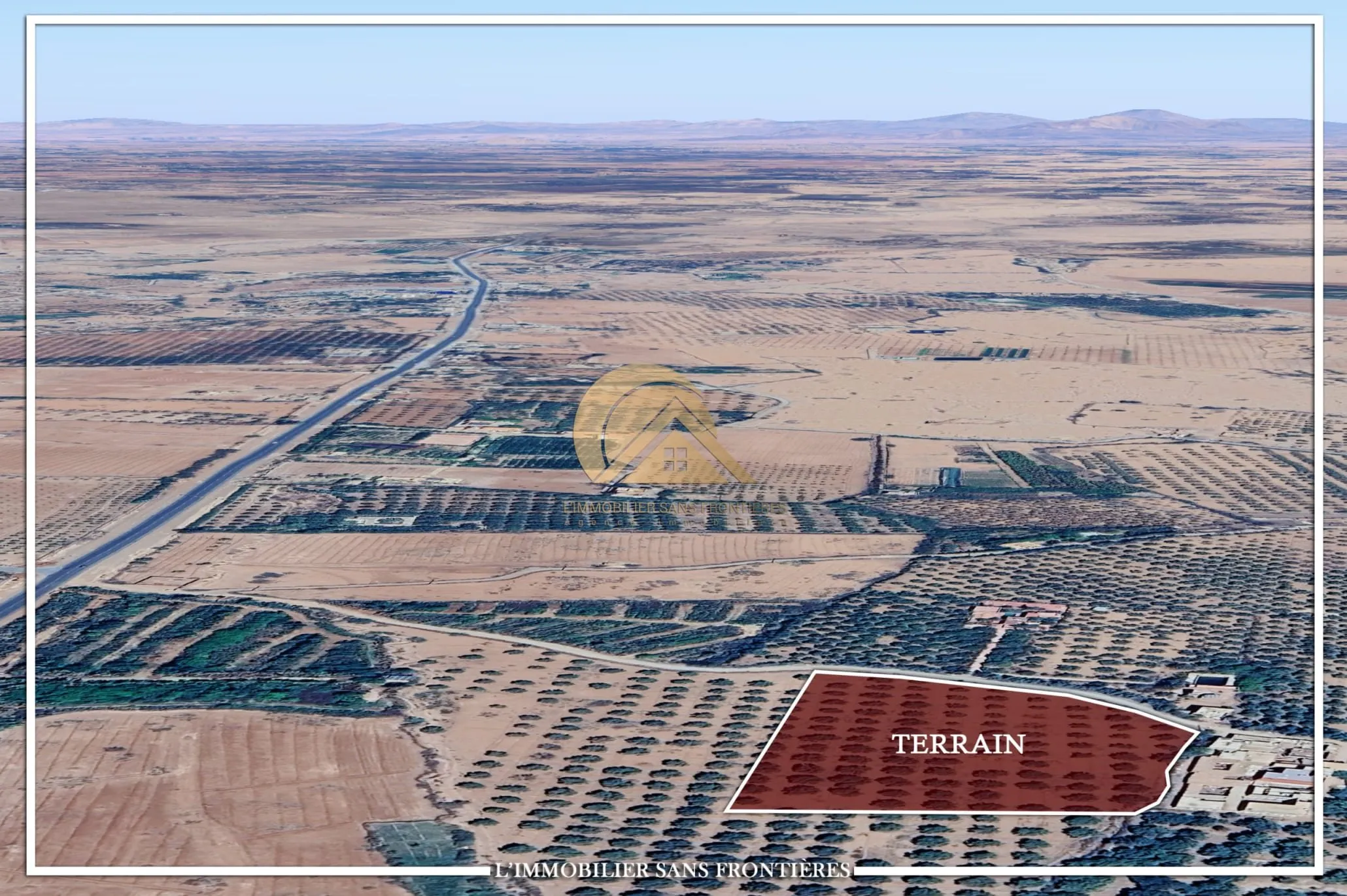 Terrain RA à vendre à Route Ourika km 23, 1 hectare, Marrakech - مراكش (4)