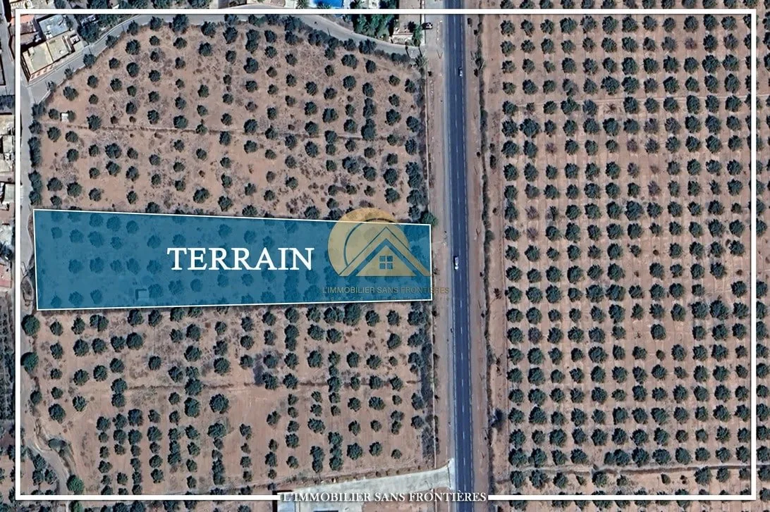 Terrain à vendre à Route de Tahanaout, Marrakech — RA — 1 hectare - مراكش (4)
