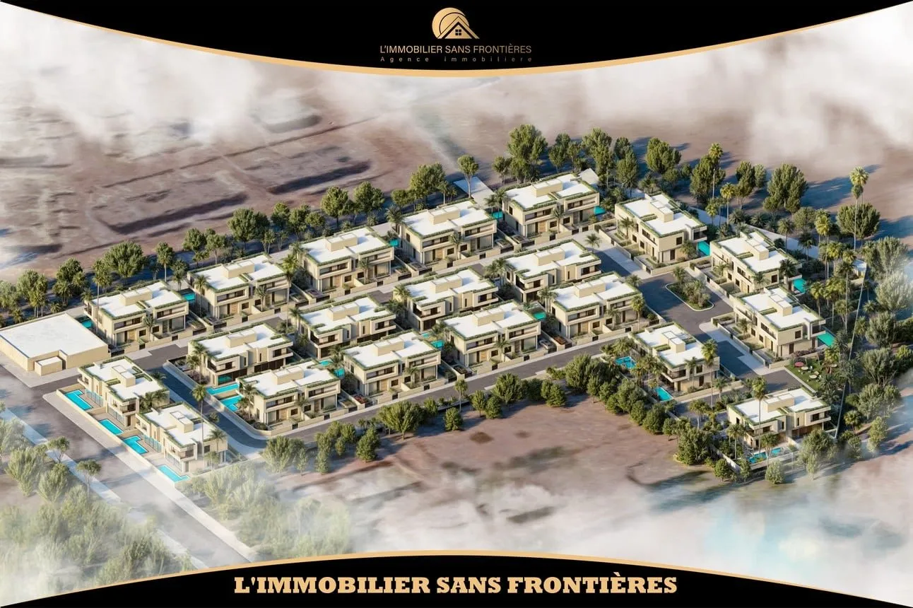 Villas à vendre à Route de Tahnaout, 350 m², Marrakech - مراكش