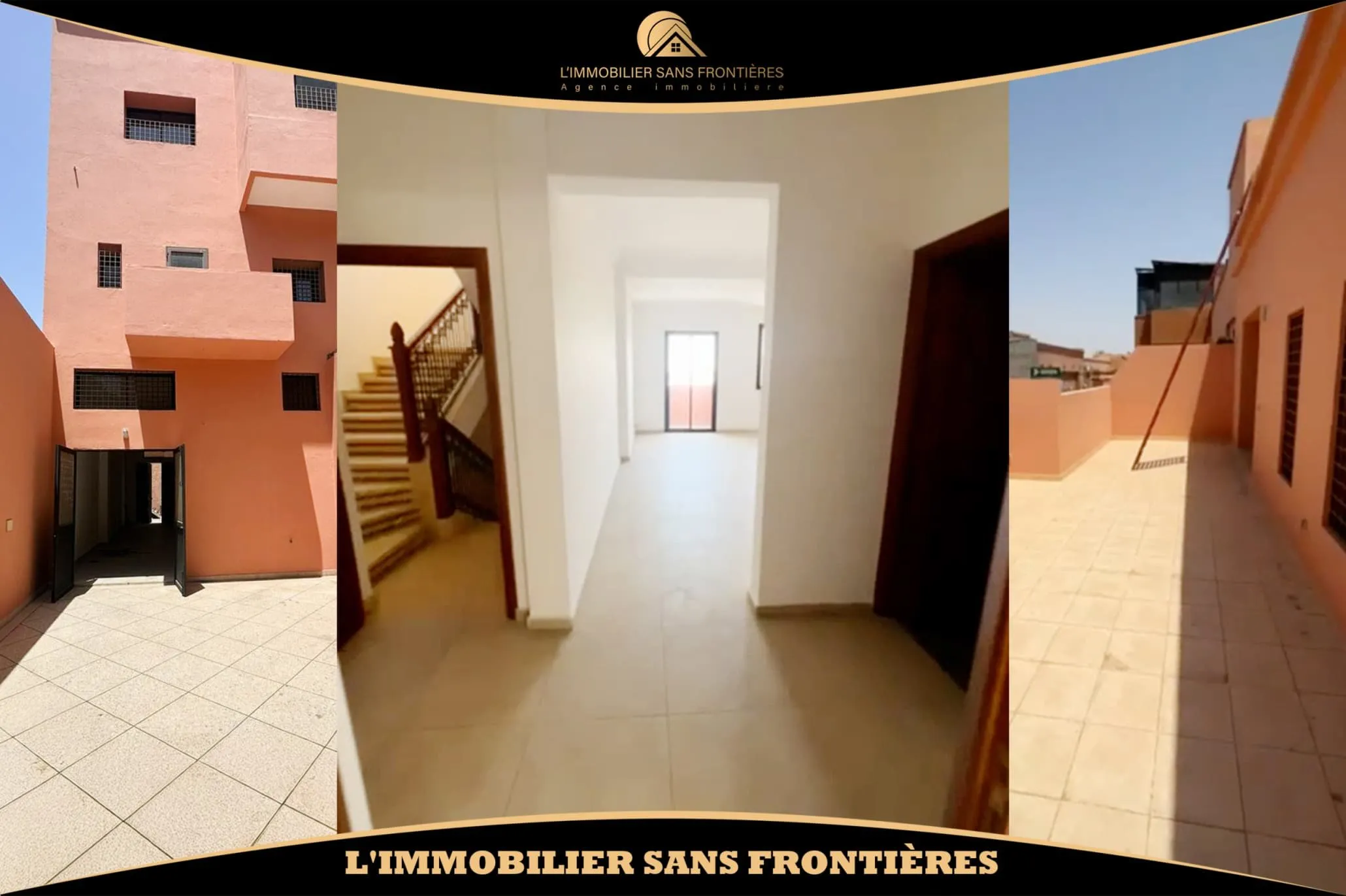 Maison à vendre – 2 locaux commerciaux – AL Massar, Marrakech - مراكش
