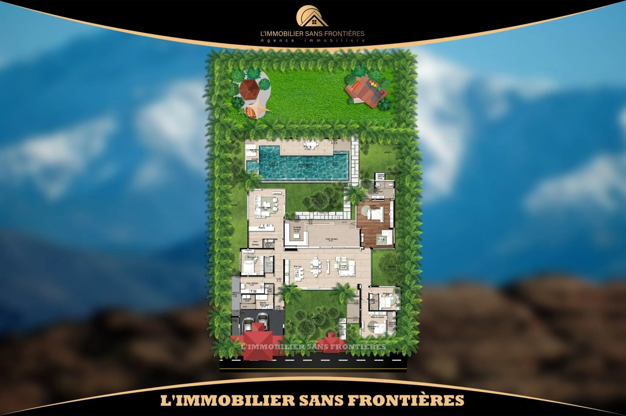 Terrain en zone RA à Route de Fes, 7000 m² + Melkia, Route de Fes : à vendre - مراكش