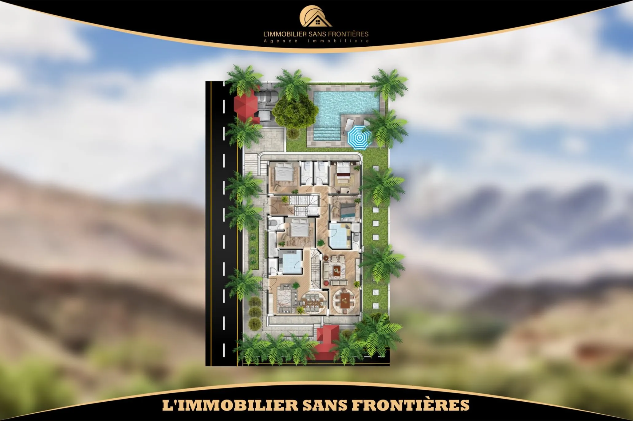 Terrain à vendre — Zone Villa – Agdal, Marrakech - مراكش