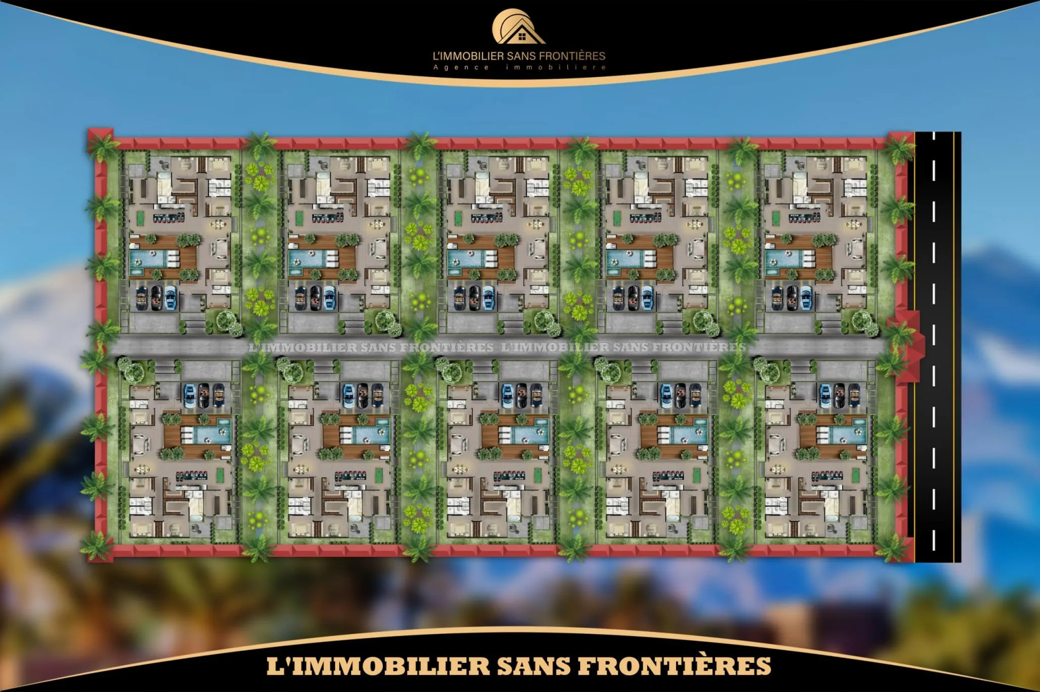 Terrain à vendre – SD1 – Route d’Amizmiz, Marrakech - مراكش