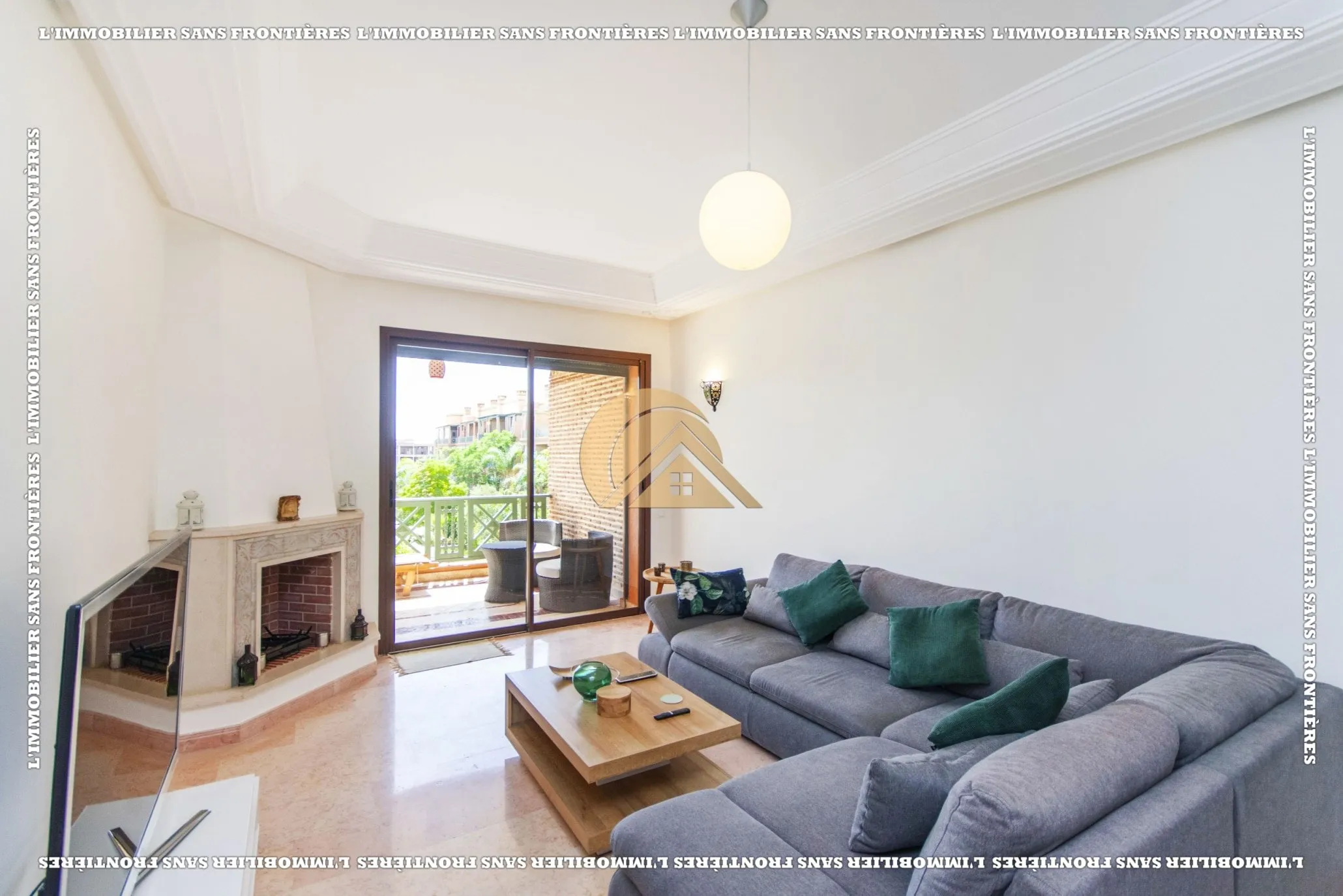 Appartement meublé à Agdal, piscine collective + parking sous-sol, Marrakech : à vendre - مراكش (4)