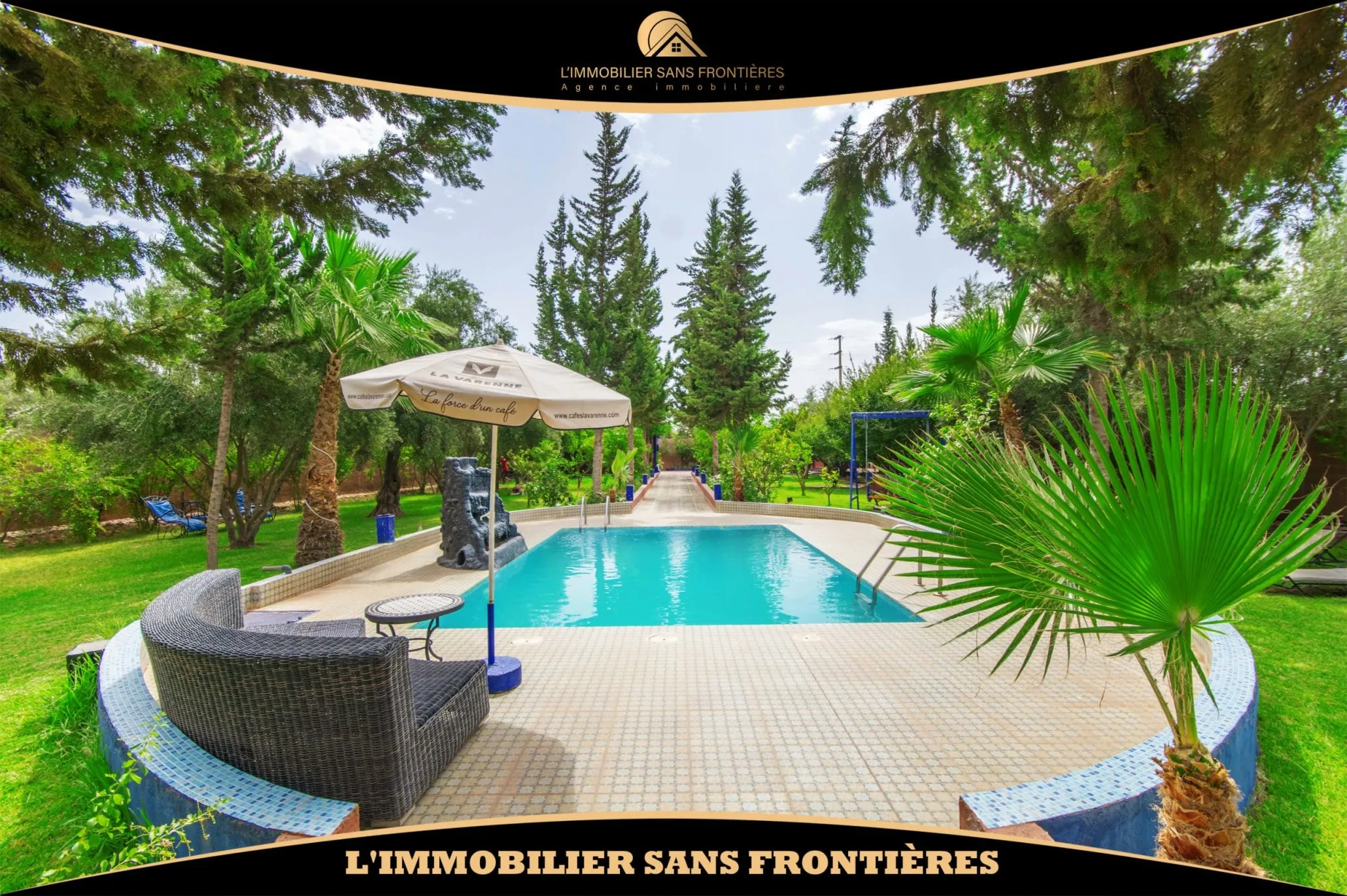 Villa à vendre – Piscine – Route de Fès Km 20, Marrakech - مراكش