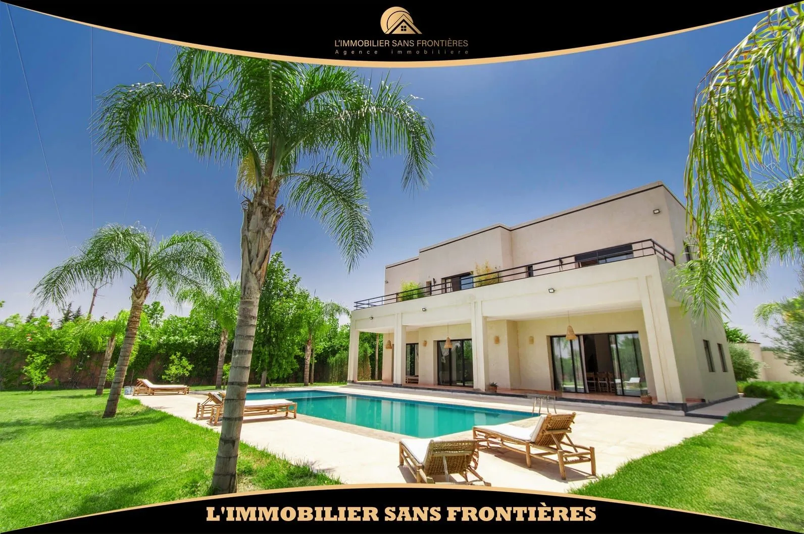 Villa à vendre à Route de Fès km 16, Marrakech — Piscine — 500 m² - مراكش